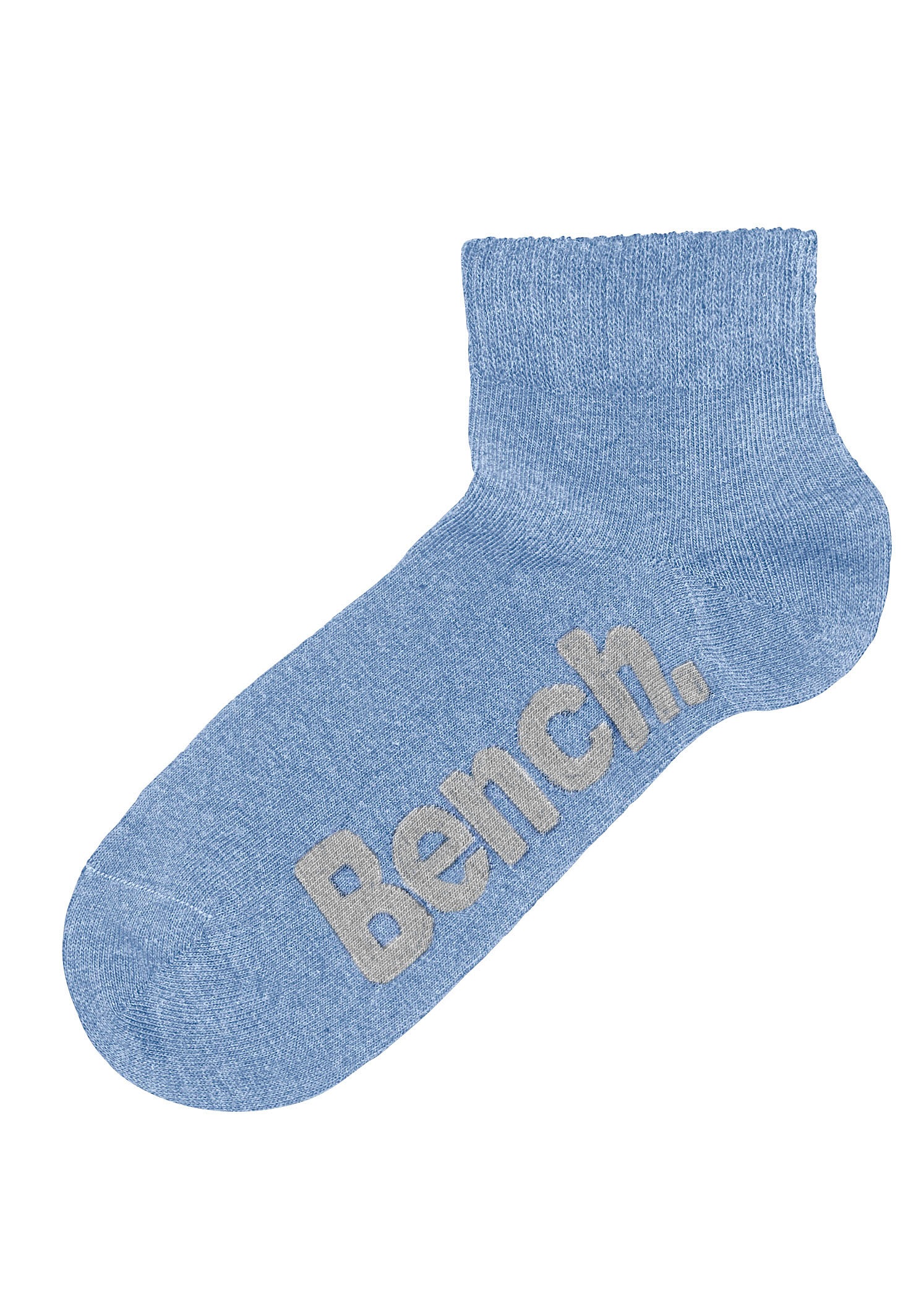 Bench. Kurzsocken, (Packung, 3 Paar), mit bequemen Rippbündchen