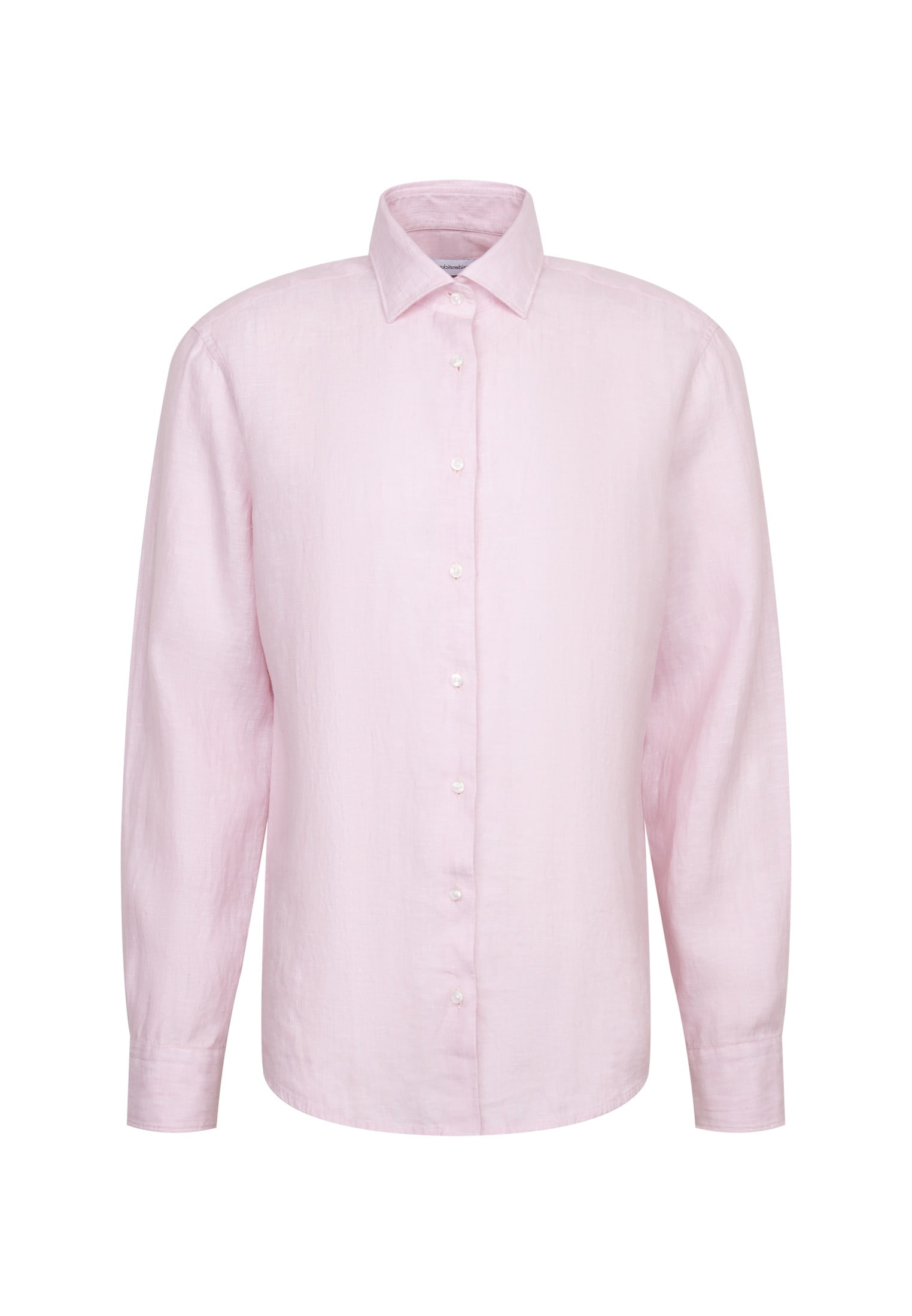 seidensticker Chemise en lin »Schwarze Rose« col Kent uni Regular 1/1