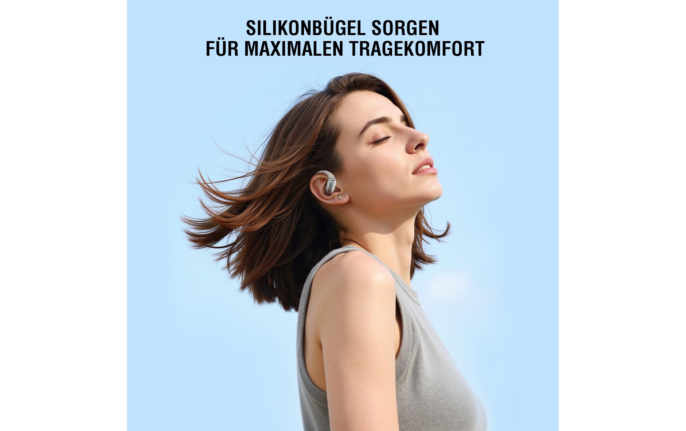 4smarts Écouteurs Bluetooth »SkyBuds AI Screen«