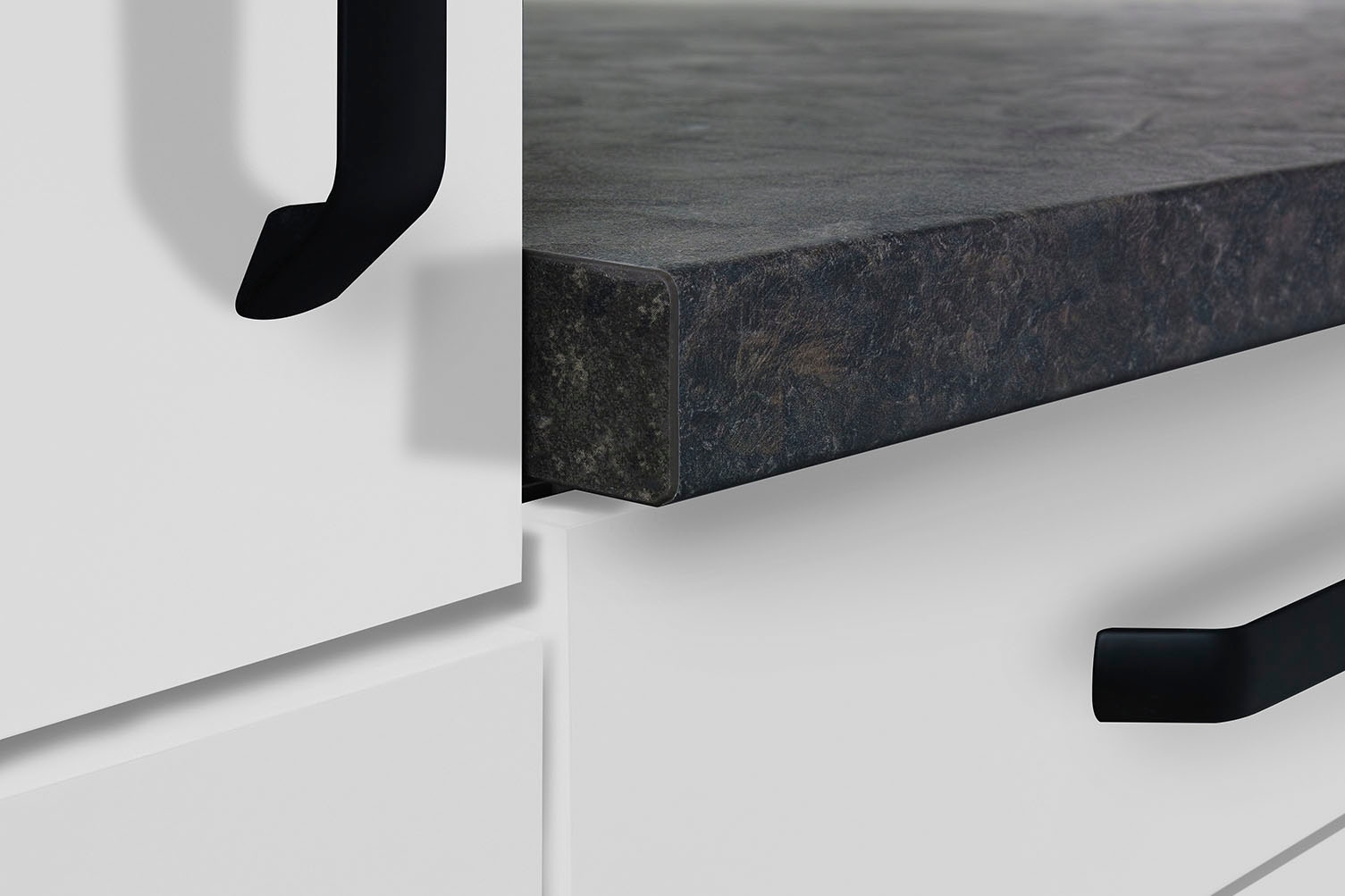 wiho Küchen Winkelküche »"Simi", mit verstellbaren Füssen, wahlweise mit E-Geräten,« Soft-Close-Funktion in Schubkästen & Auszügen,  Stellbreite 225/175 cm