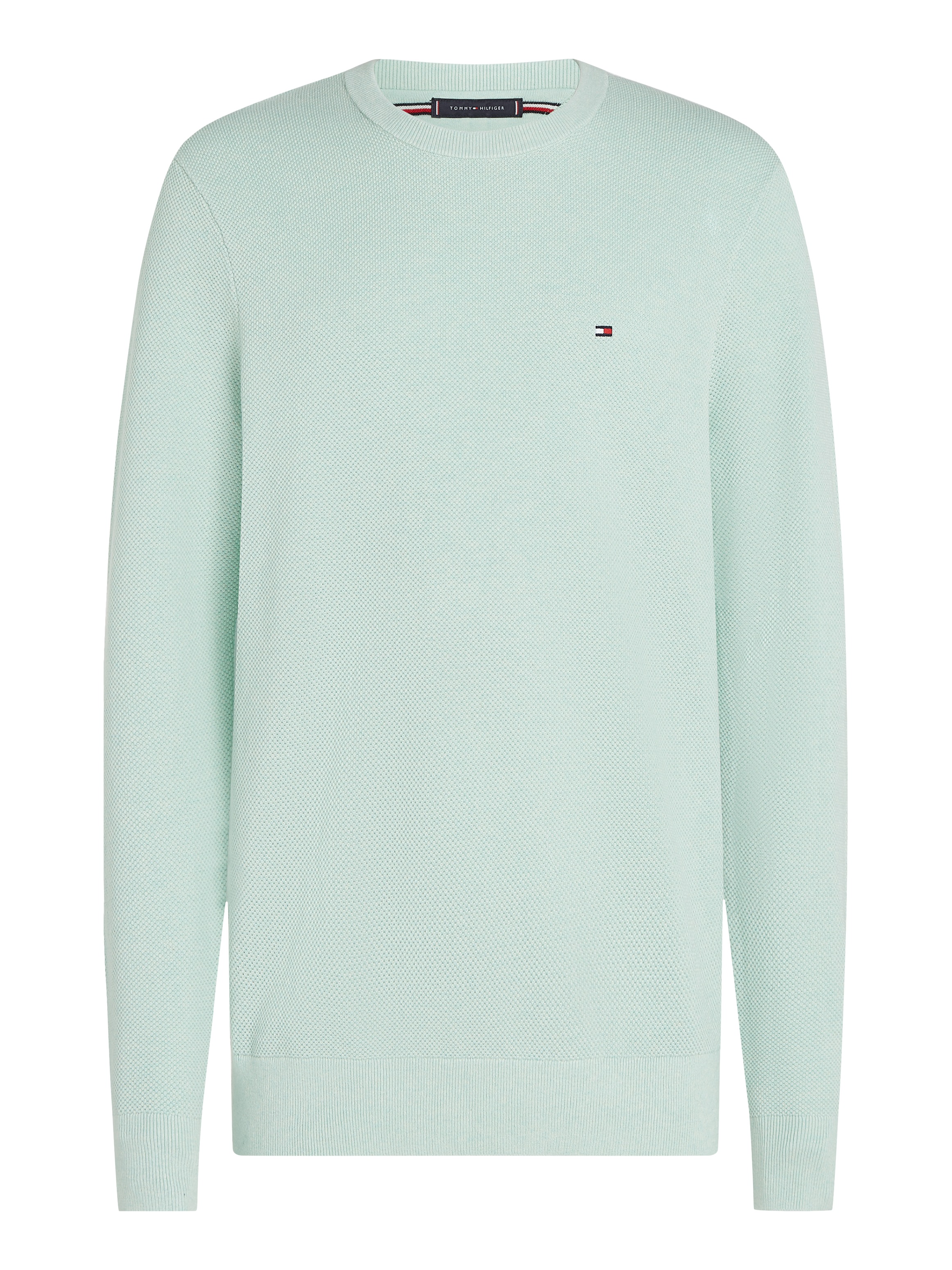 Tommy Hilfiger Rundhalspullover »ESSENTIAL STRUCTURE CREW NECK«, mit feiner Struktur