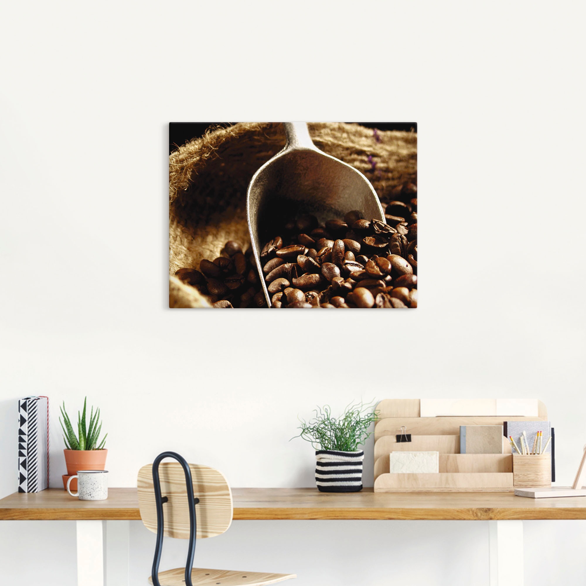 Image of Artland Wandbild »Kaffee«, Getränke, (1 St.), in vielen Grössen & Produktarten - Alubild / Outdoorbild für den Aussenbereich, Leinwandbild, Poster, Wandaufkleber / Wandtattoo auch für Badezimmer geeignet bei Ackermann Versand Schweiz