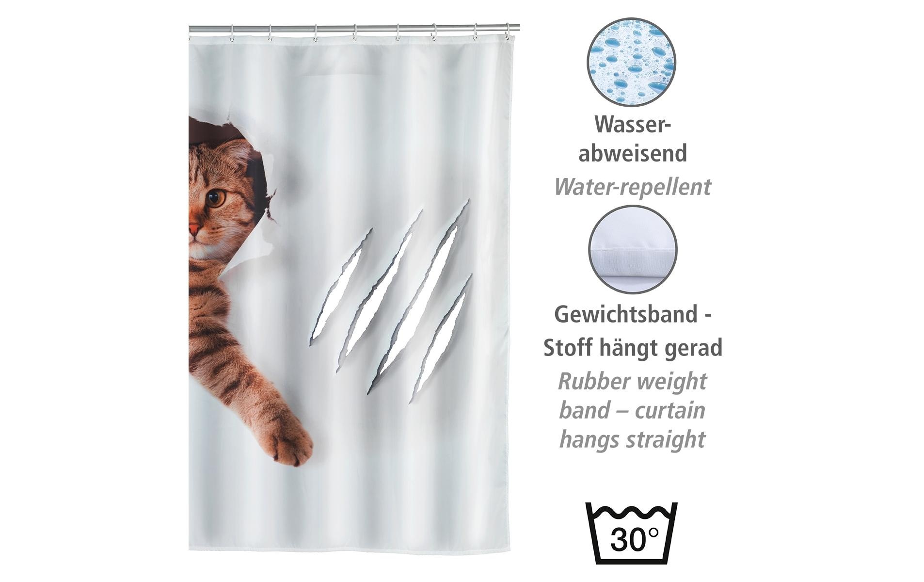 WENKO Duschvorhang »Cute Cat«