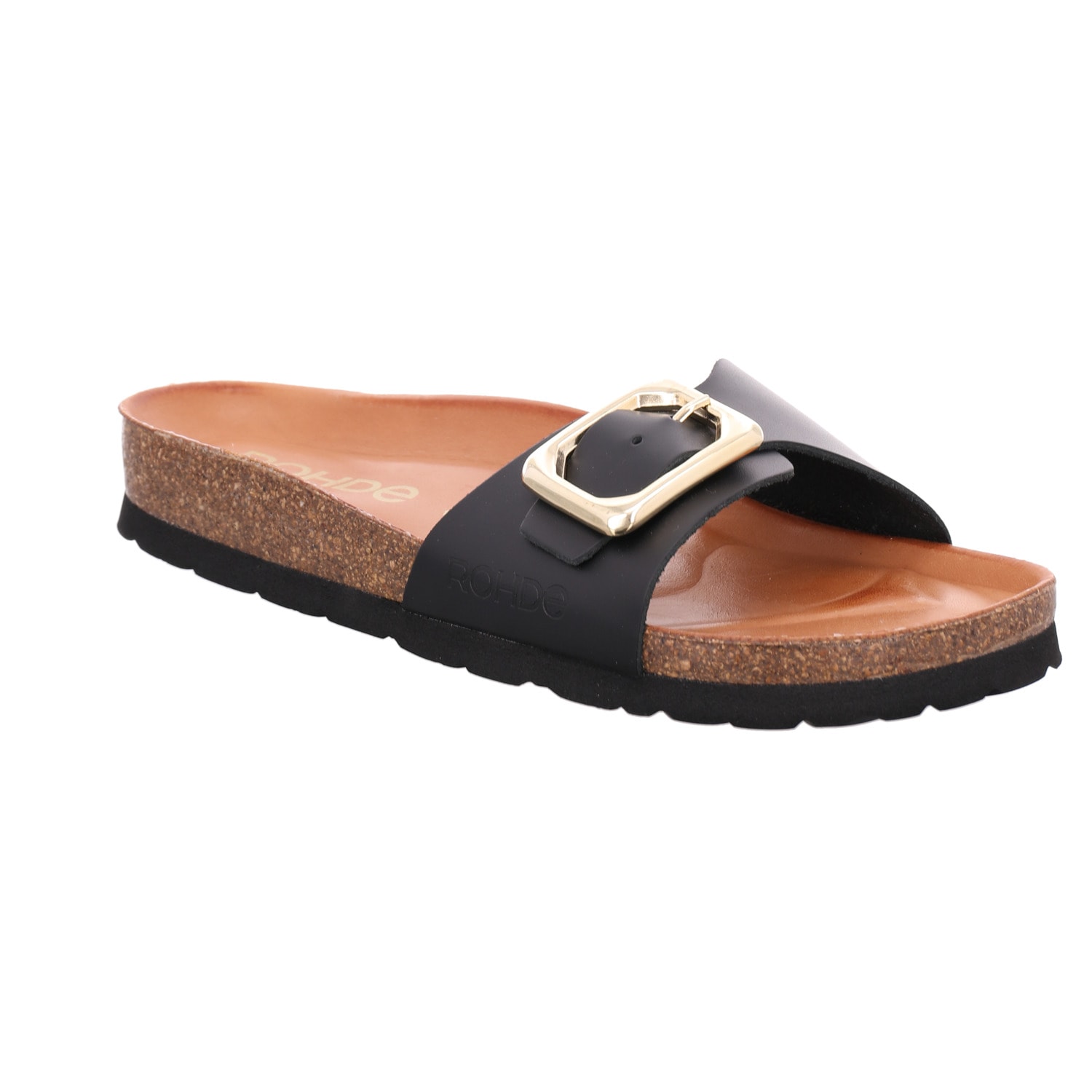 Rohde Pantolette »Alba«  Sommerschuh, Schlappen mit Softfussbett und Keilabsatz