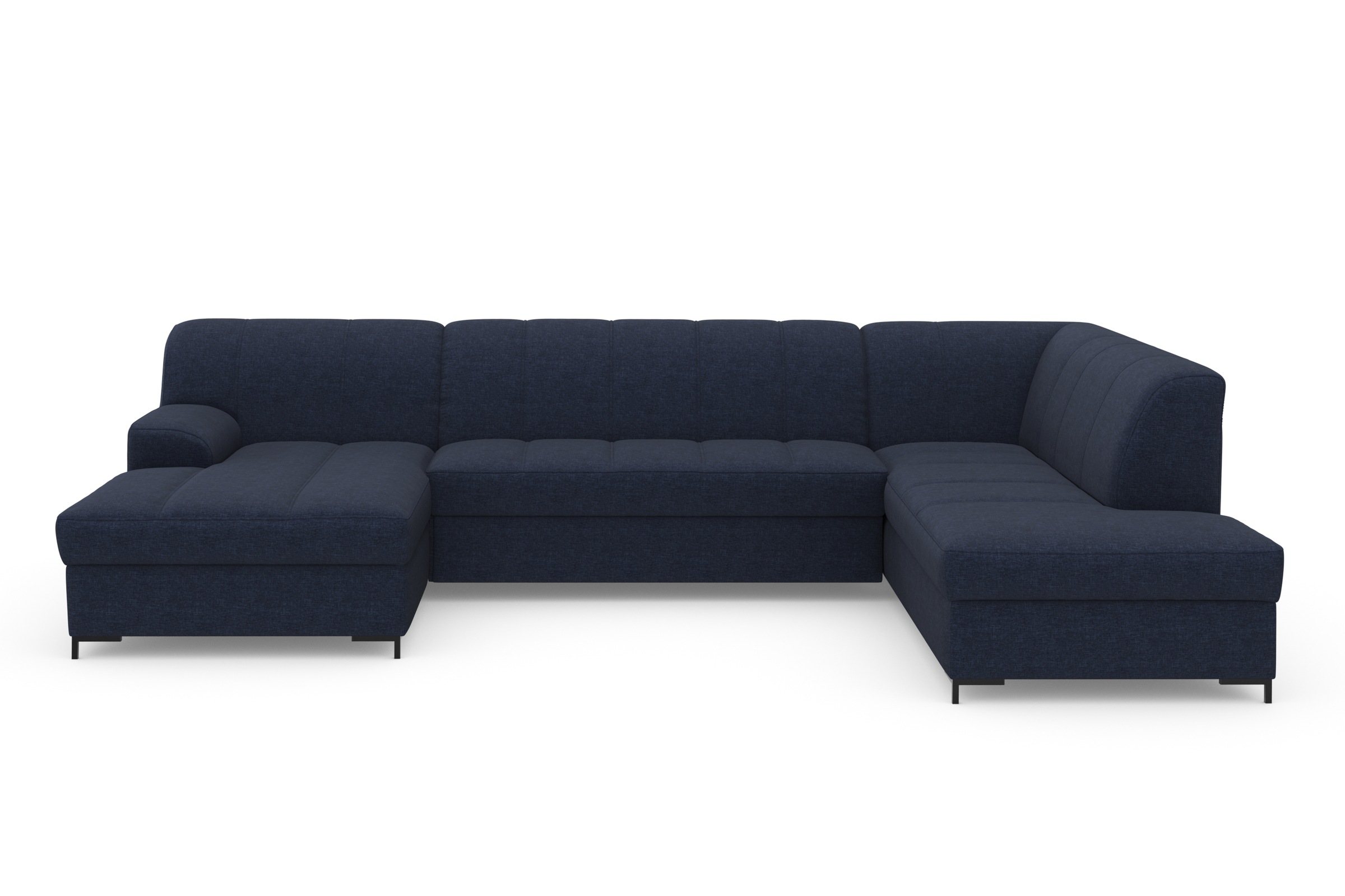 INOSIGN Wohnlandschaft »Balme, moderne Formensprache, zeitloses Design, U-Form«, Inkl. Zierkissen, wahlweise mit Bettfunktion