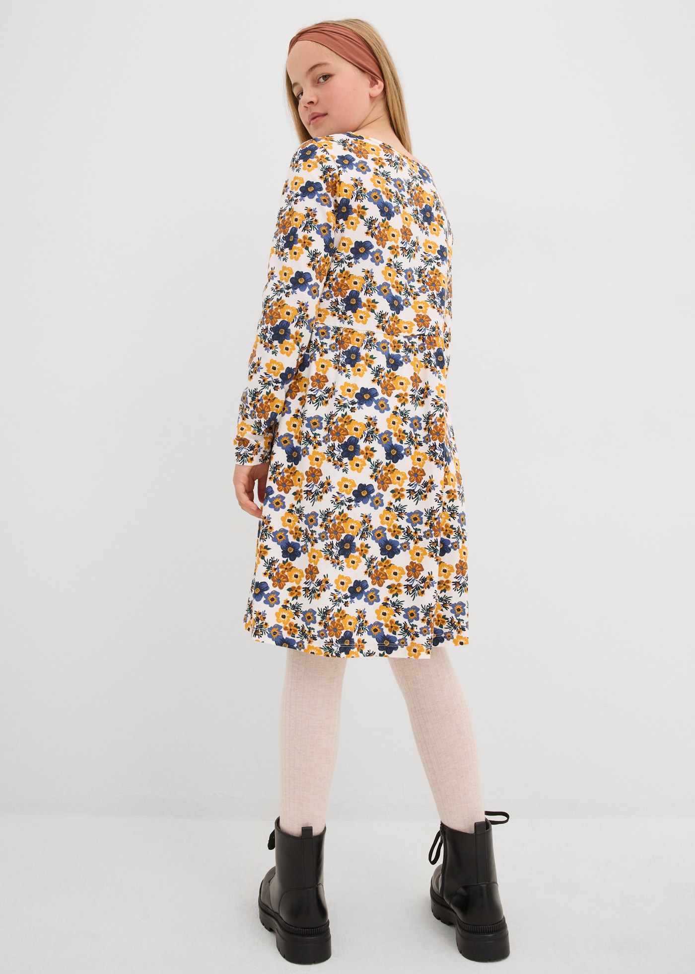 bonprix Jerseykleid »Jerseykleid (2er Pack) aus reiner Baumwolle« Packung, 2, 2 Stk. tlg. Jerseykleid (2er Pack) aus reiner Baumwolle