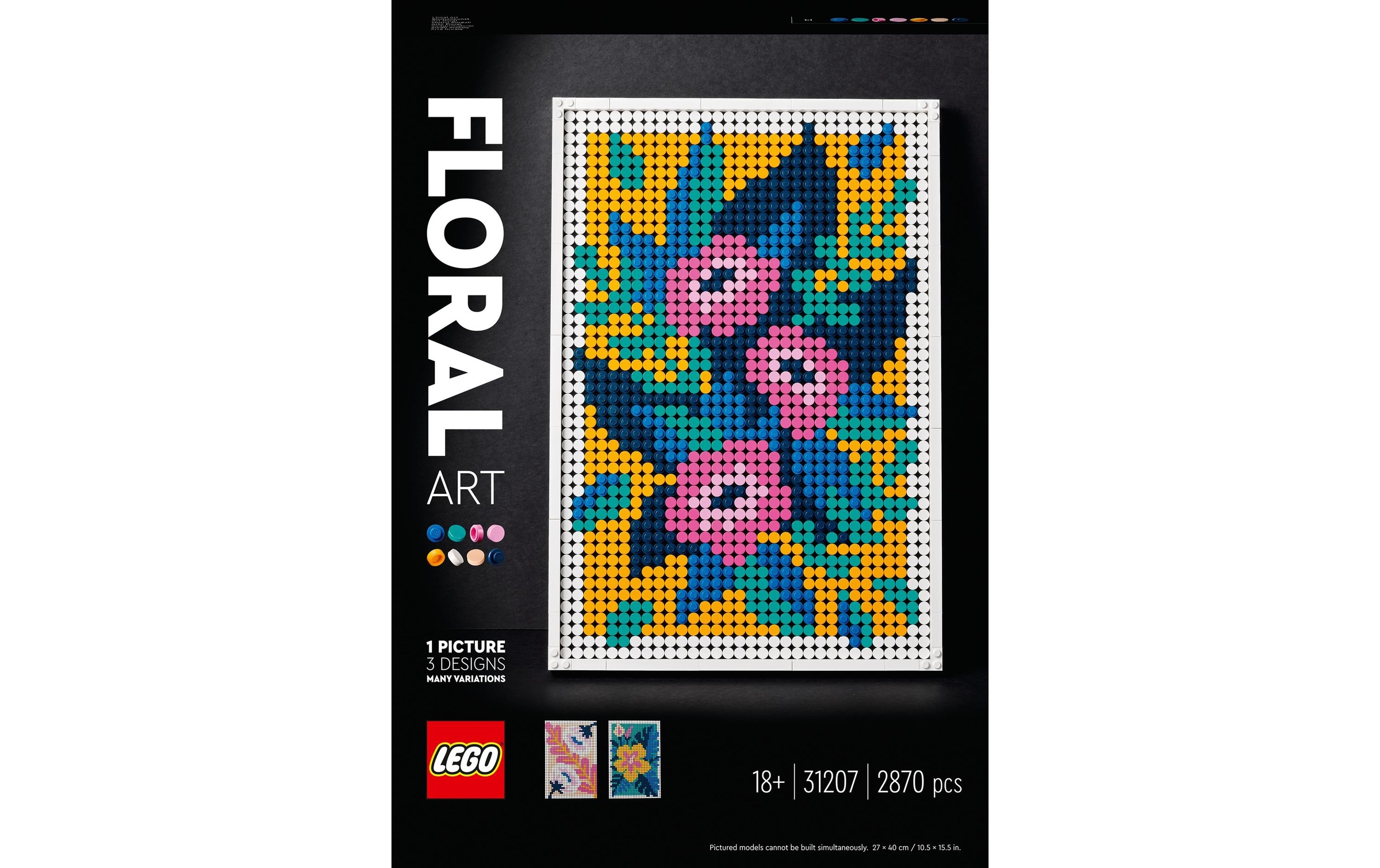 Image of LEGO® Konstruktionsspielsteine »LEGO Art Blumenkunst«, (2870 St.) bei Ackermann Versand Schweiz
