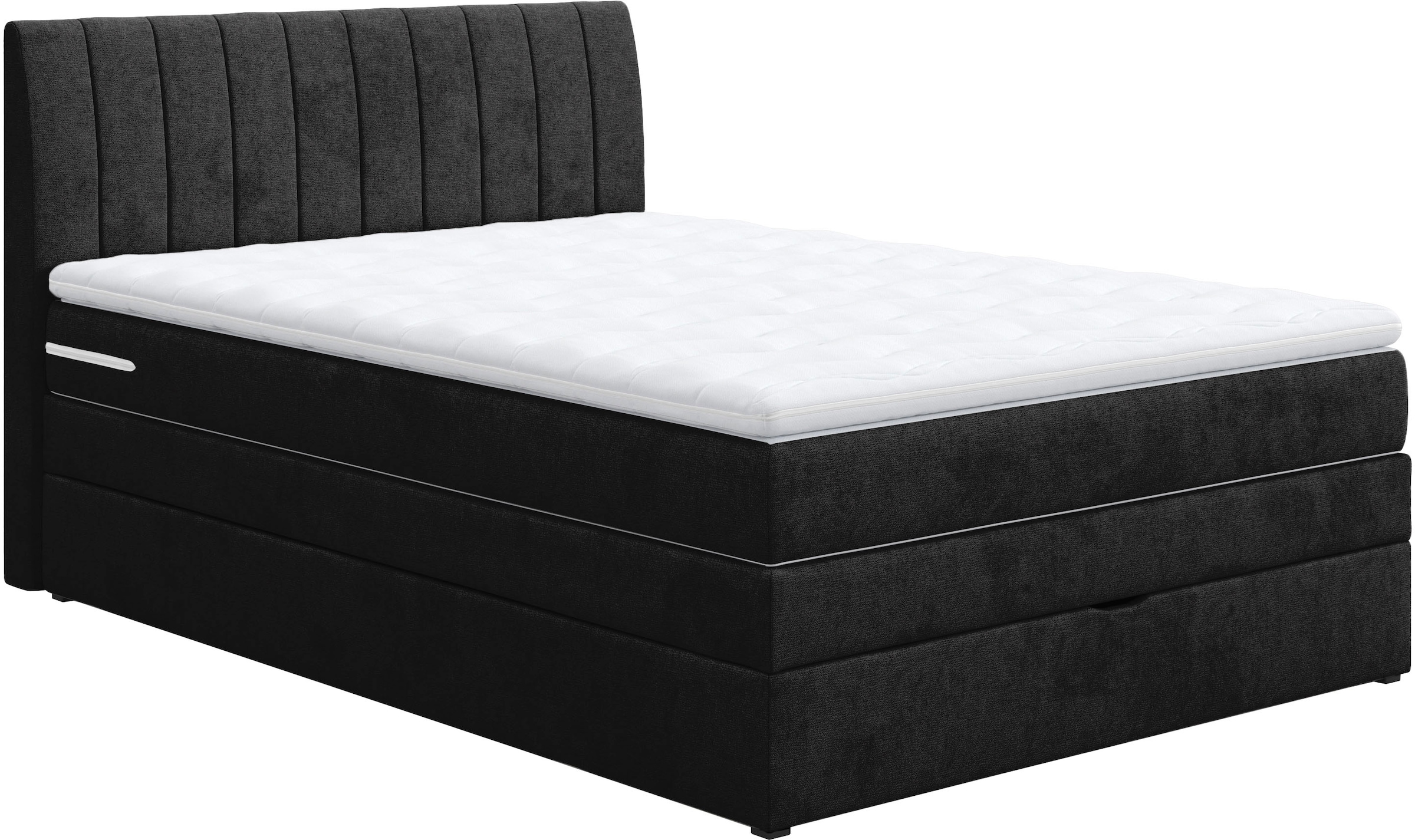 COTTA Lit boxspring »Shark inkl. Bettkasten und Topper« disponible en largeurs 140x200cm, 160x200cm et 180x200cm