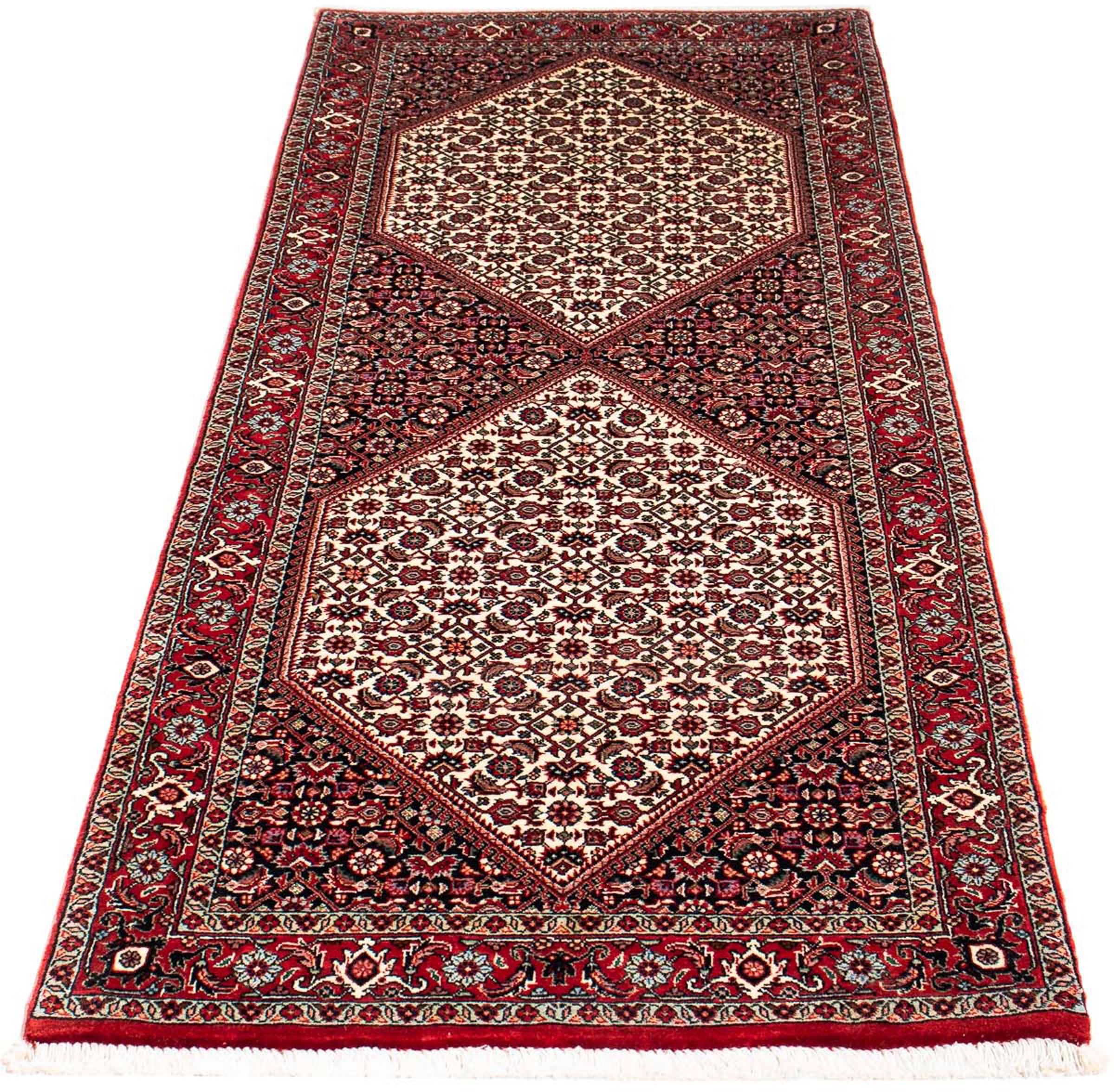 Image of morgenland Orientteppich »Perser - Bidjar - 205 x 76 cm - mehrfarbig«, rechteckig, 15 mm Höhe, Wohnzimmer, Handgeknüpft, Einzelstück mit Zertifikat bei Ackermann Versand Schweiz
