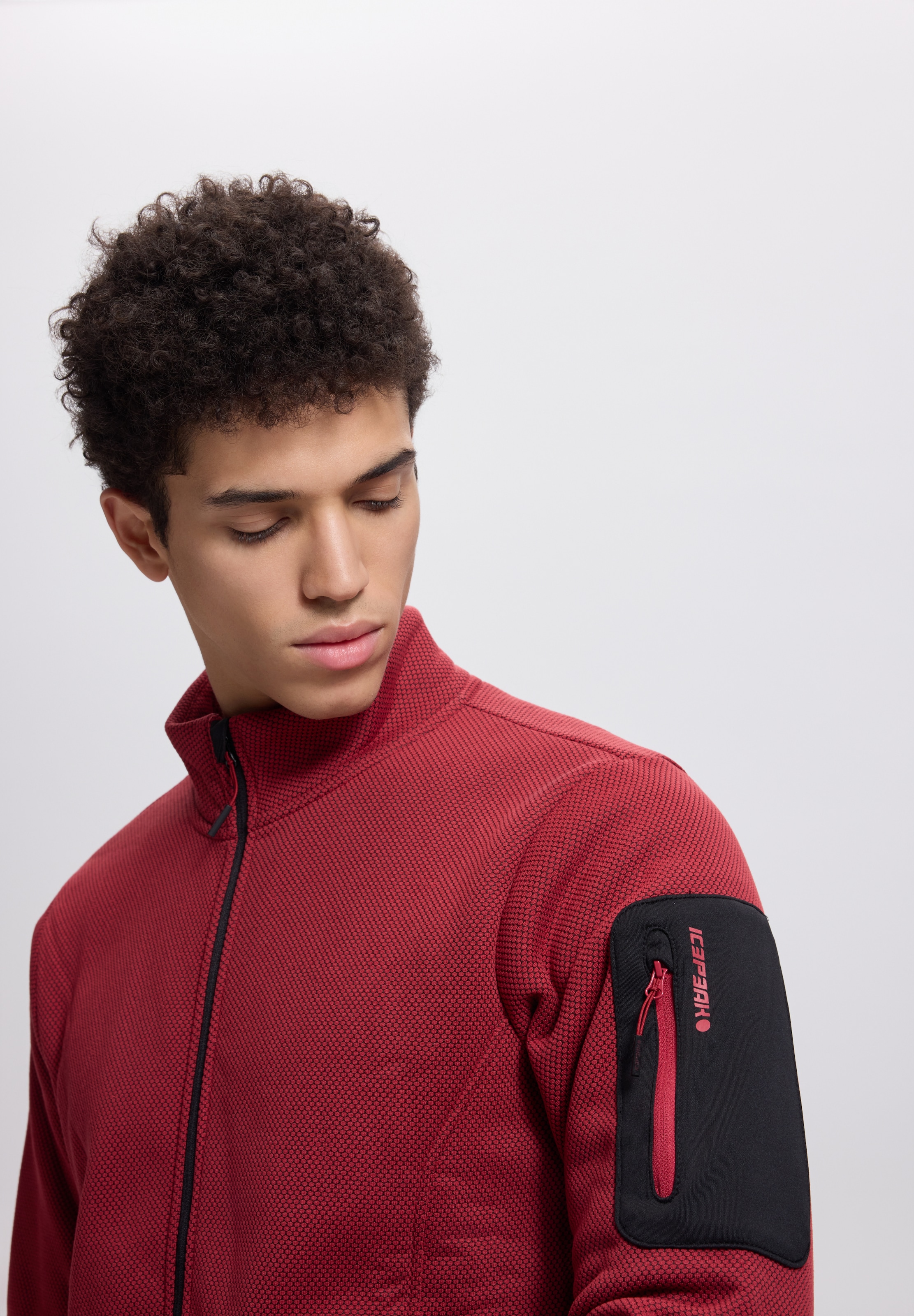 Icepeak Fleecejacke »BREDSTEDT« mit Stehkragen, sportlicher Stil