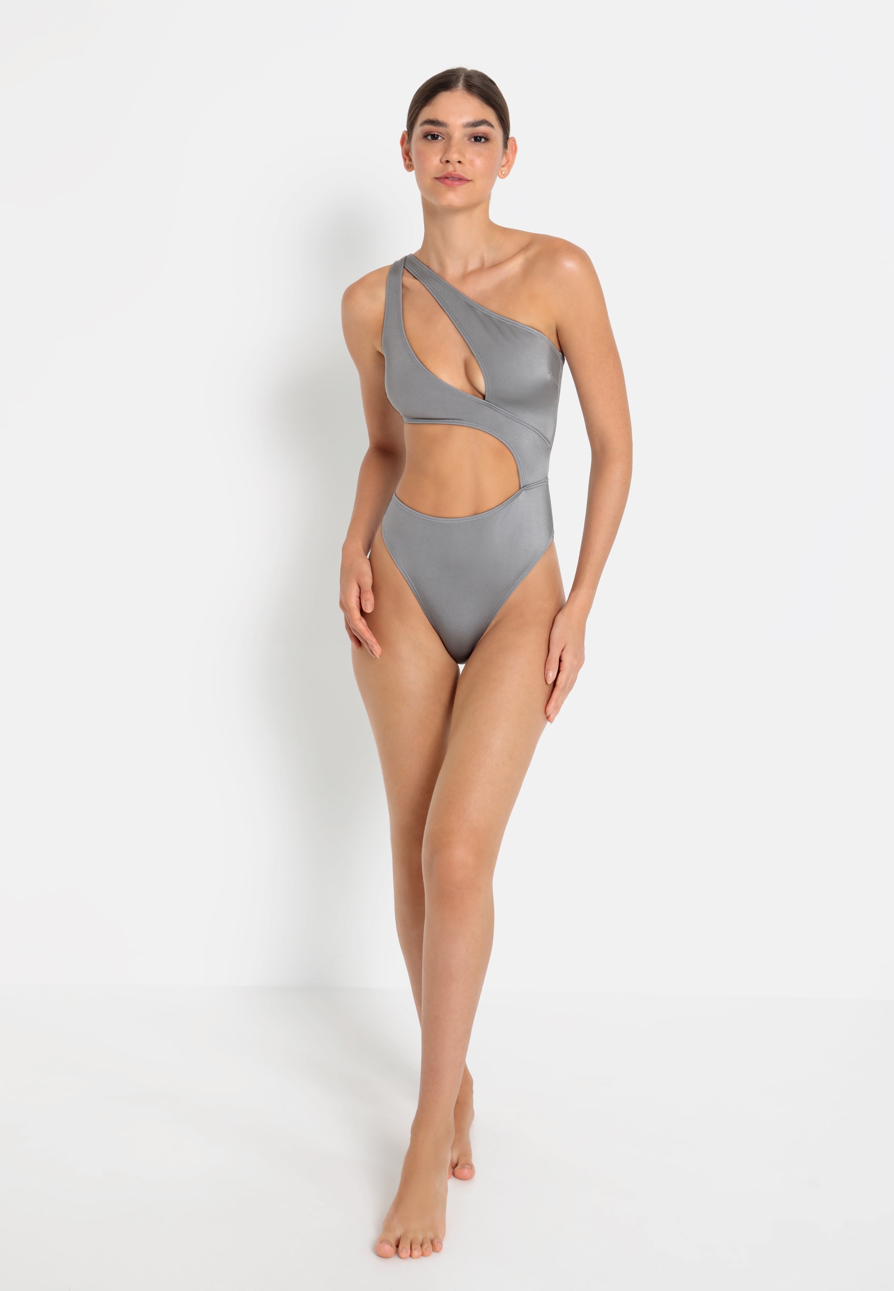 LSCN by LASCANA Monokini »Nele« mit glänzender Beschichtung