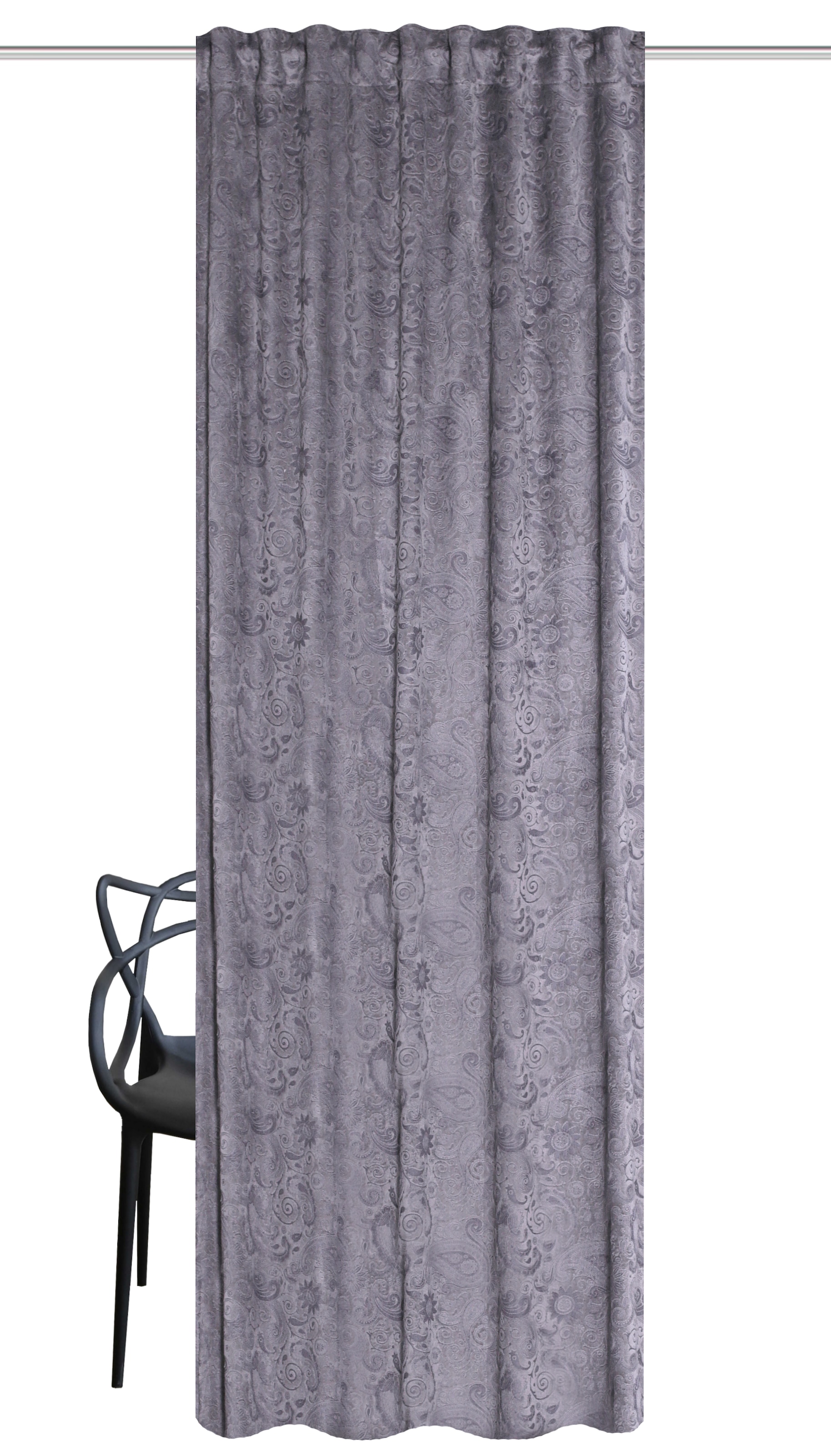 HOME WOHNIDEEN Rideau »SENARA« Bande multifonctionnelle 1 cuis tlg. impression en relief