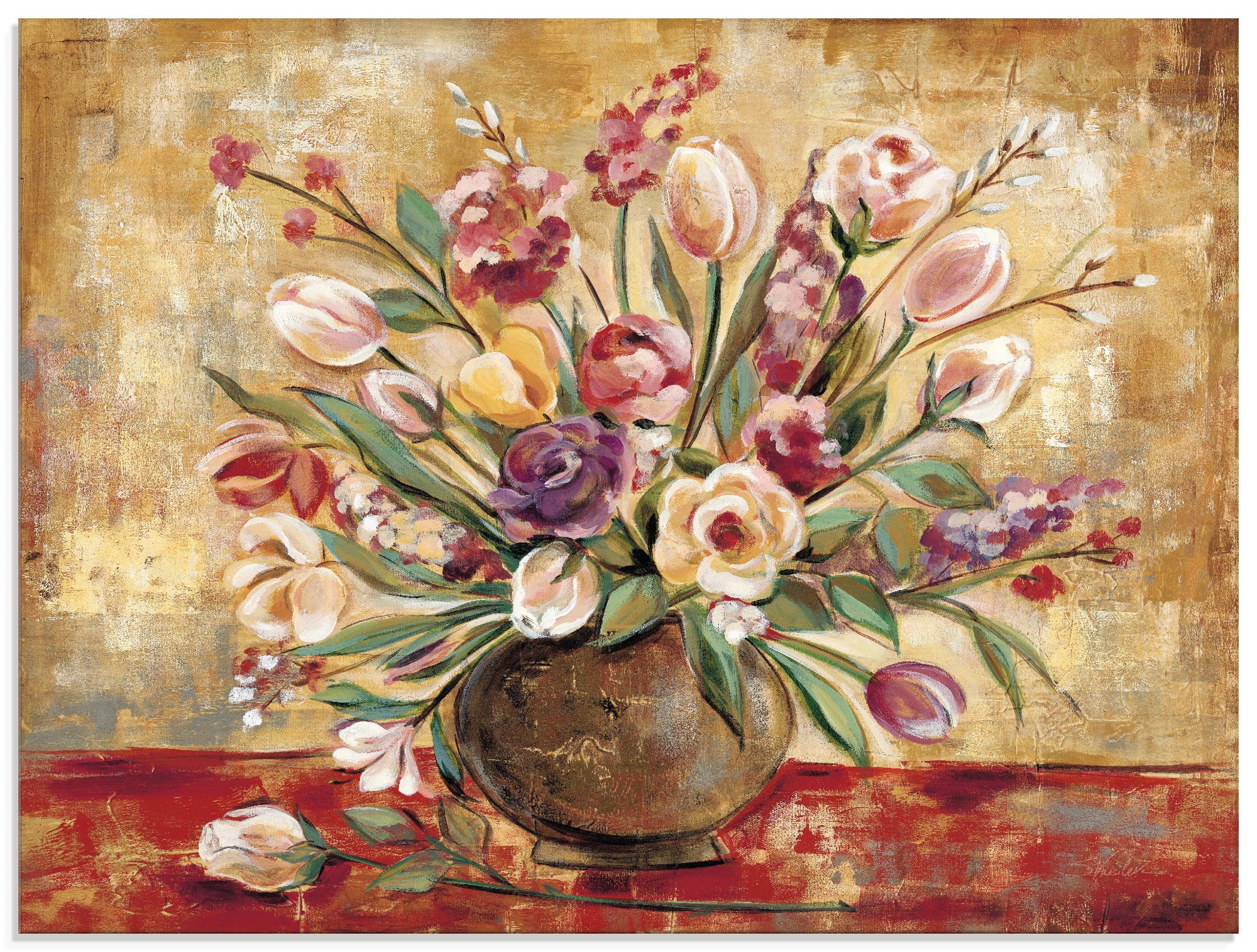 Image of Artland Glasbild "Sweet Scents" Blumenbilder 1 Stk. tlg. in verschiedenen Grössen