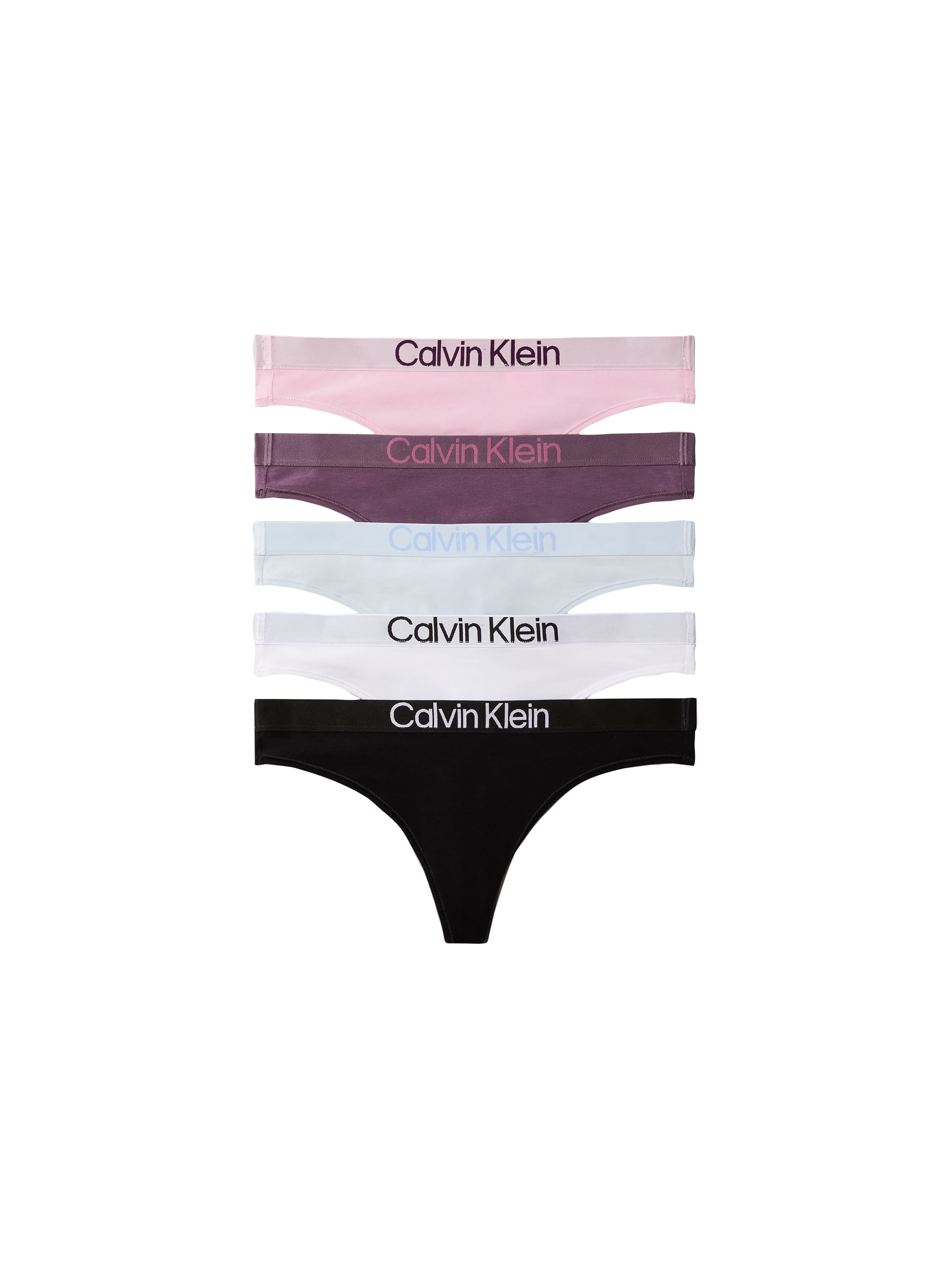Image of Calvin Klein Underwear Tanga "THONG 5PK" Packung, 5er-Pack, 5 Stk. Mit elastischem Bund