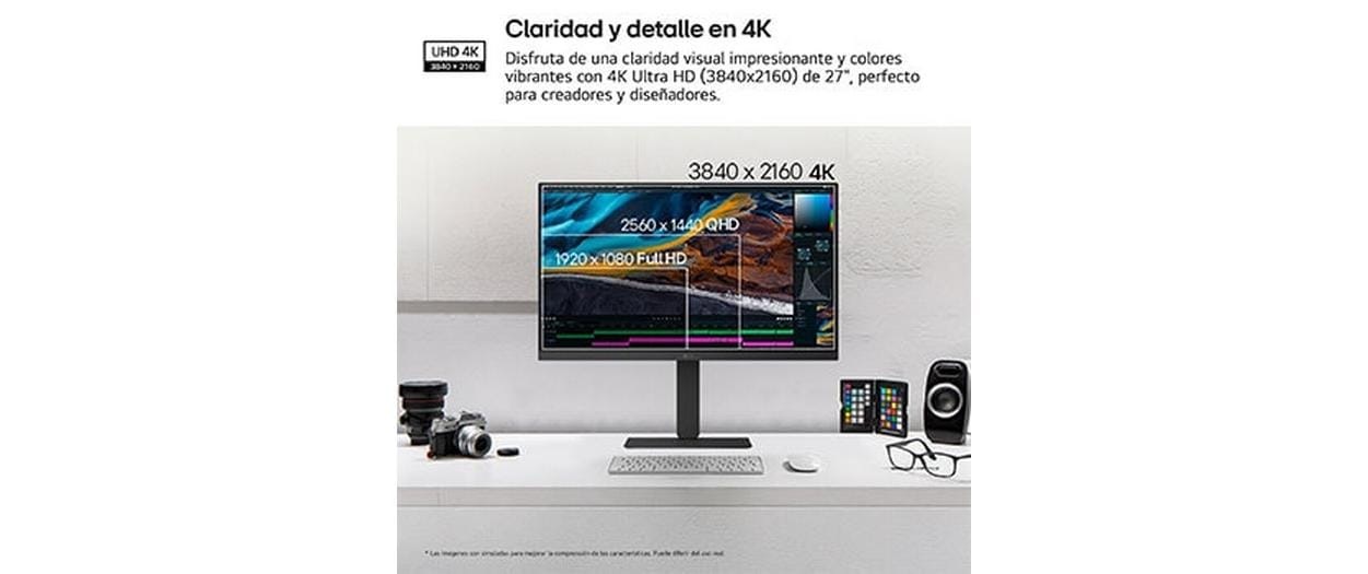 LG LED-Monitor »27U730A« 68 cm/27 ″  3840 x 2160 px 5 Reaktionszeit 60 Hz