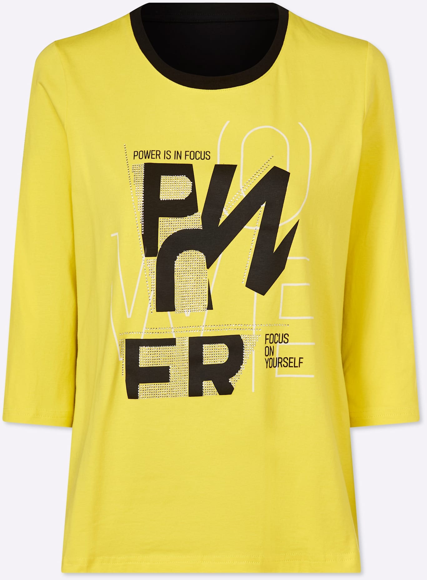 heine T-shirt à manches 3/4 »Druck-Shirt« 1 pièces