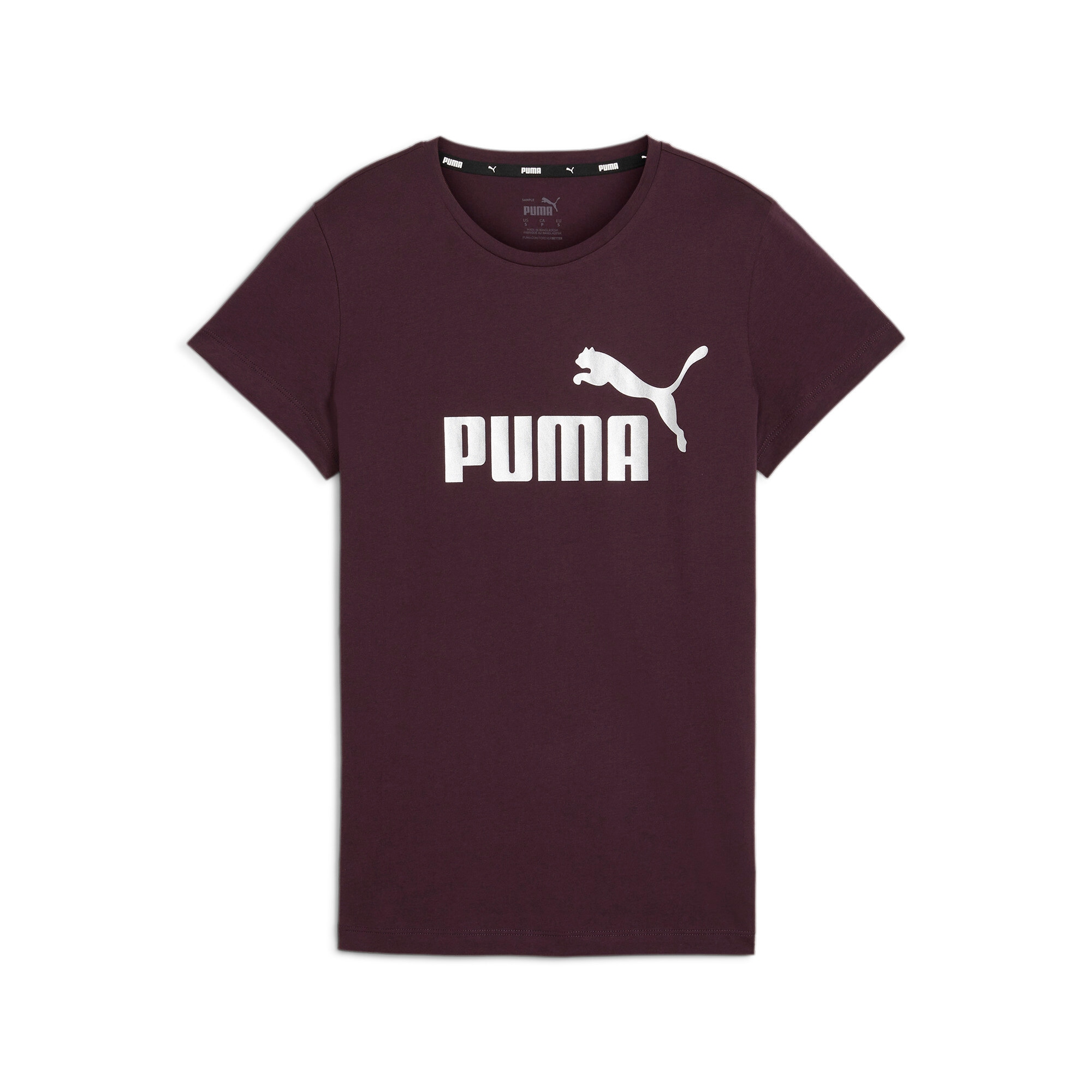 PUMA T-Shirt »ESS+ METALLIC LOGO TEE«