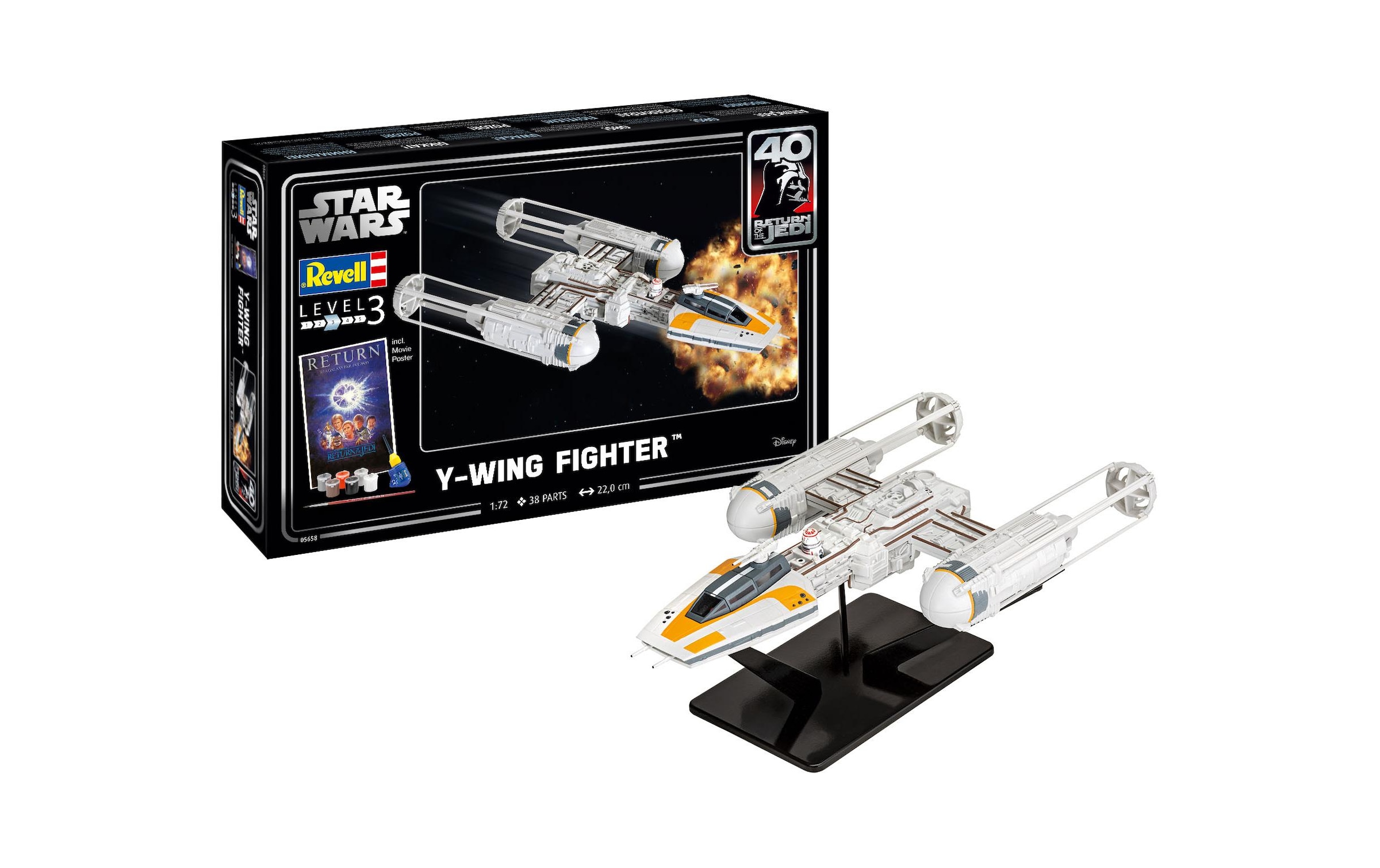 Revell® Modellbausatz »Y-Wing Fighter Gift Set 1:72« Set, 38 Stk. tlg. 1:72