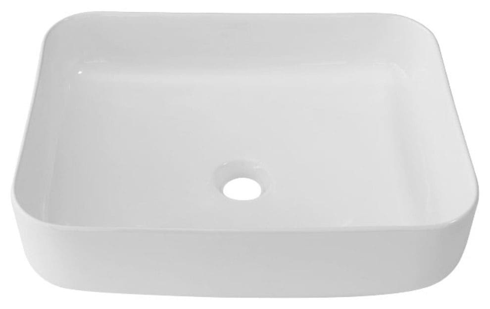 welltime Aufsatzwaschbecken »Vicenza« Rechteckig, Breite 58 cm, Tiefe 46 cm, Becken, Waschbecken