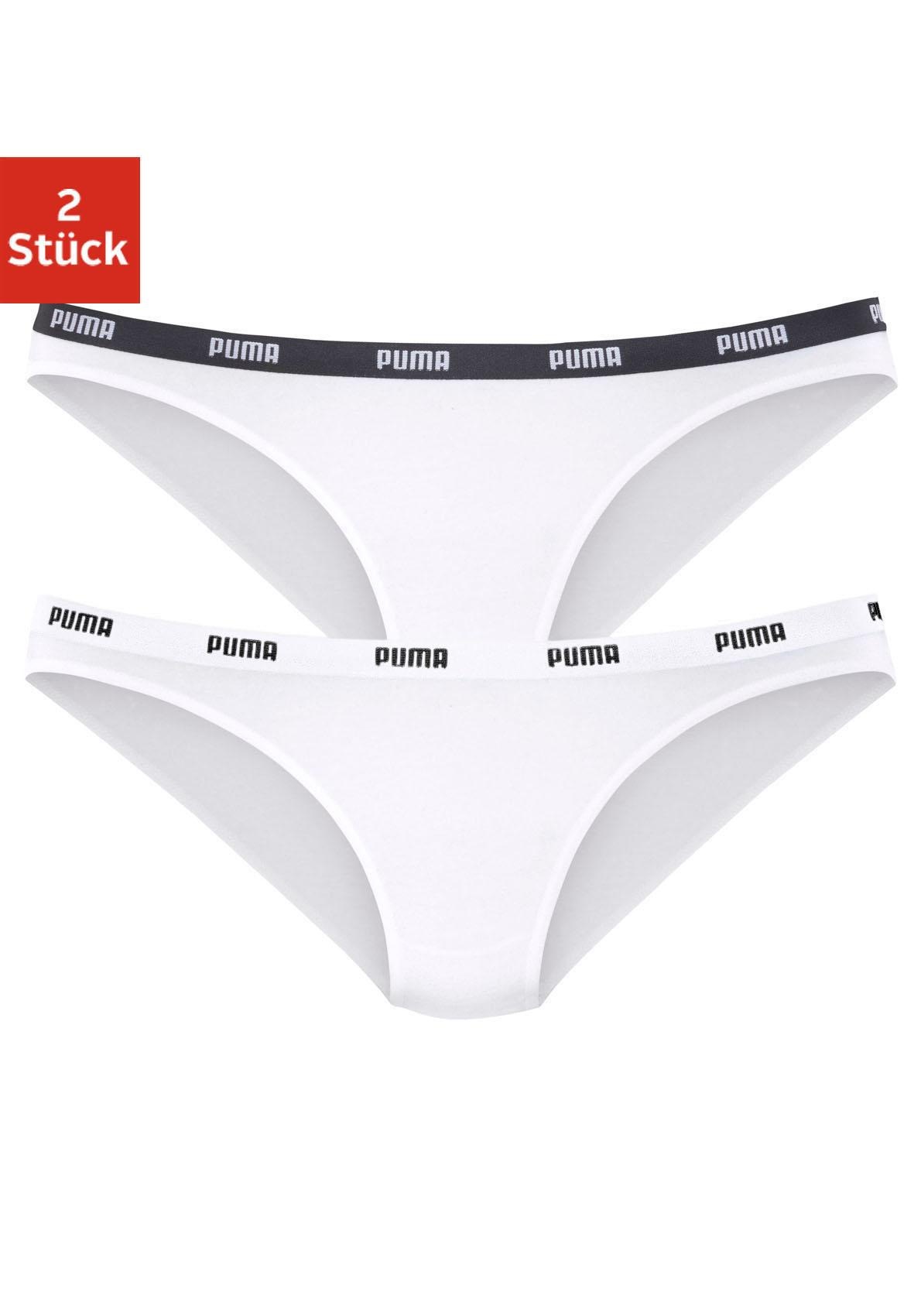 Image of PUMA Bikinislip »Iconic«, (Packung, 2 St., 2er-Pack), mit schmalem Logo-Webbündchen bei Ackermann Versand Schweiz