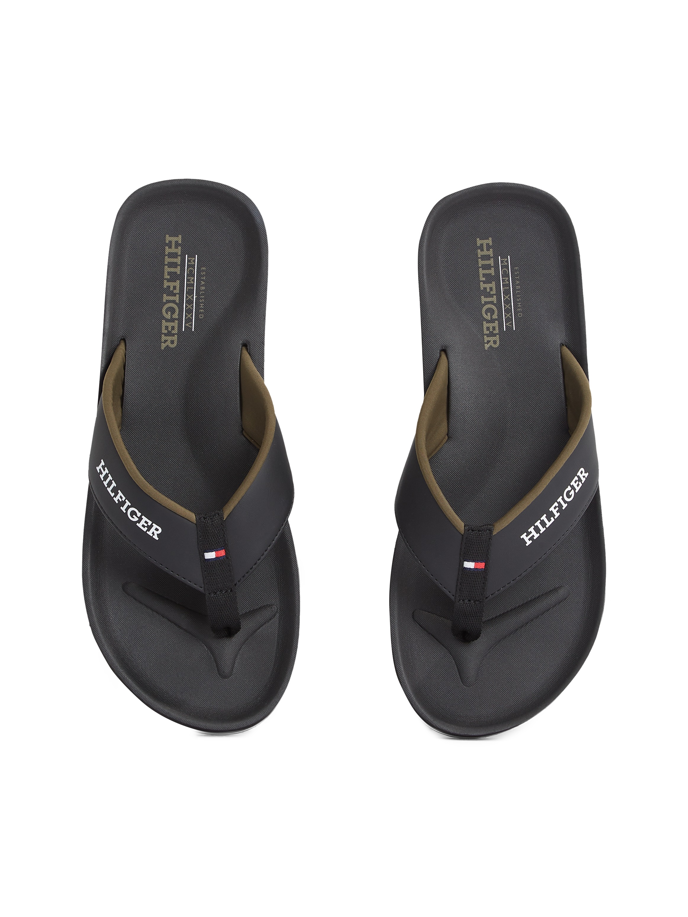Tommy Hilfiger Zehentrenner »PADDED COMFORT HILFIGER B SANDAL«, Sommerschuh, Schlappen, Badeschuh mit Logoschriftzug