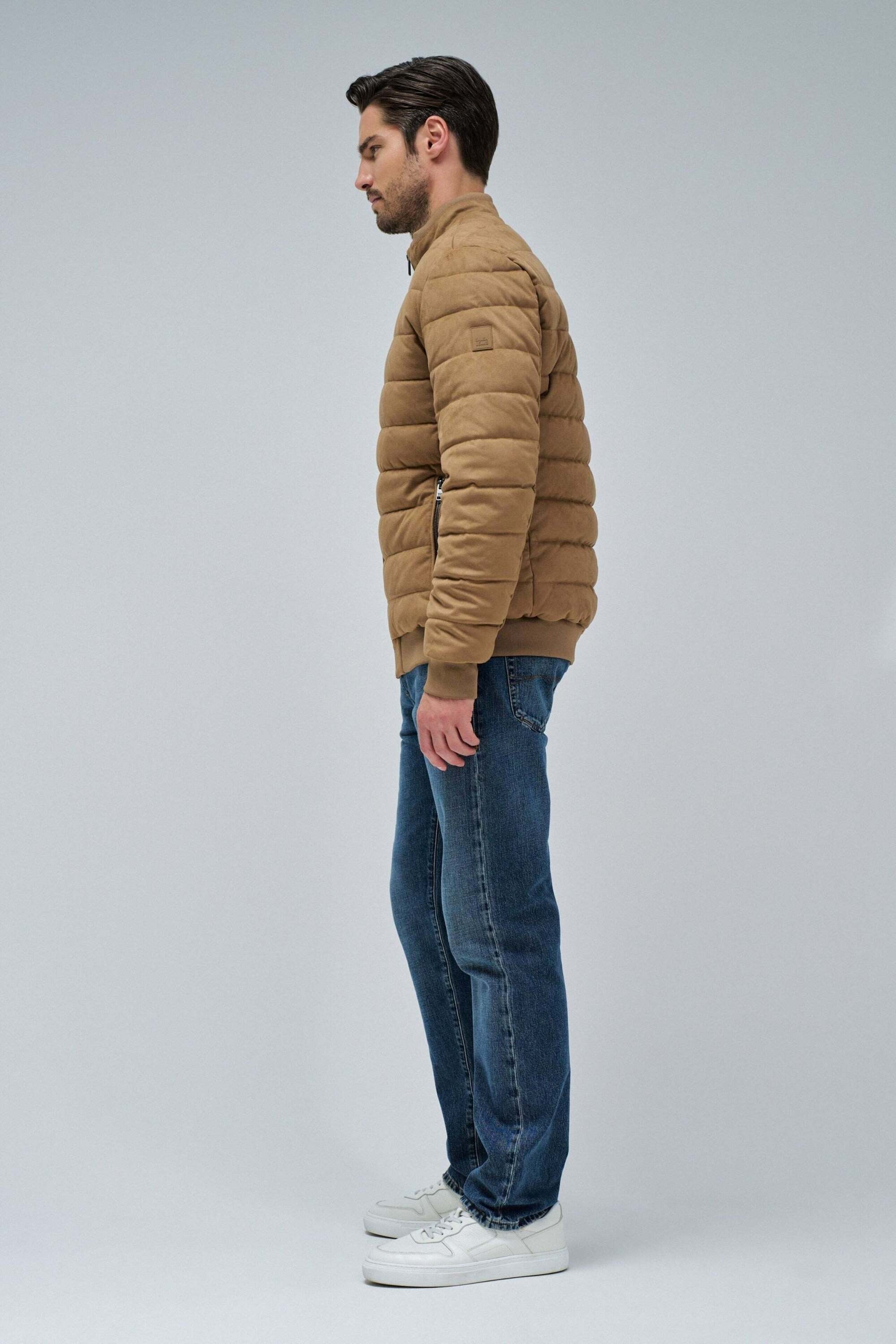 Salsa Veste matelassée »Salsa Jeans Steppjacke Suede Puffer Bomber Jacket«