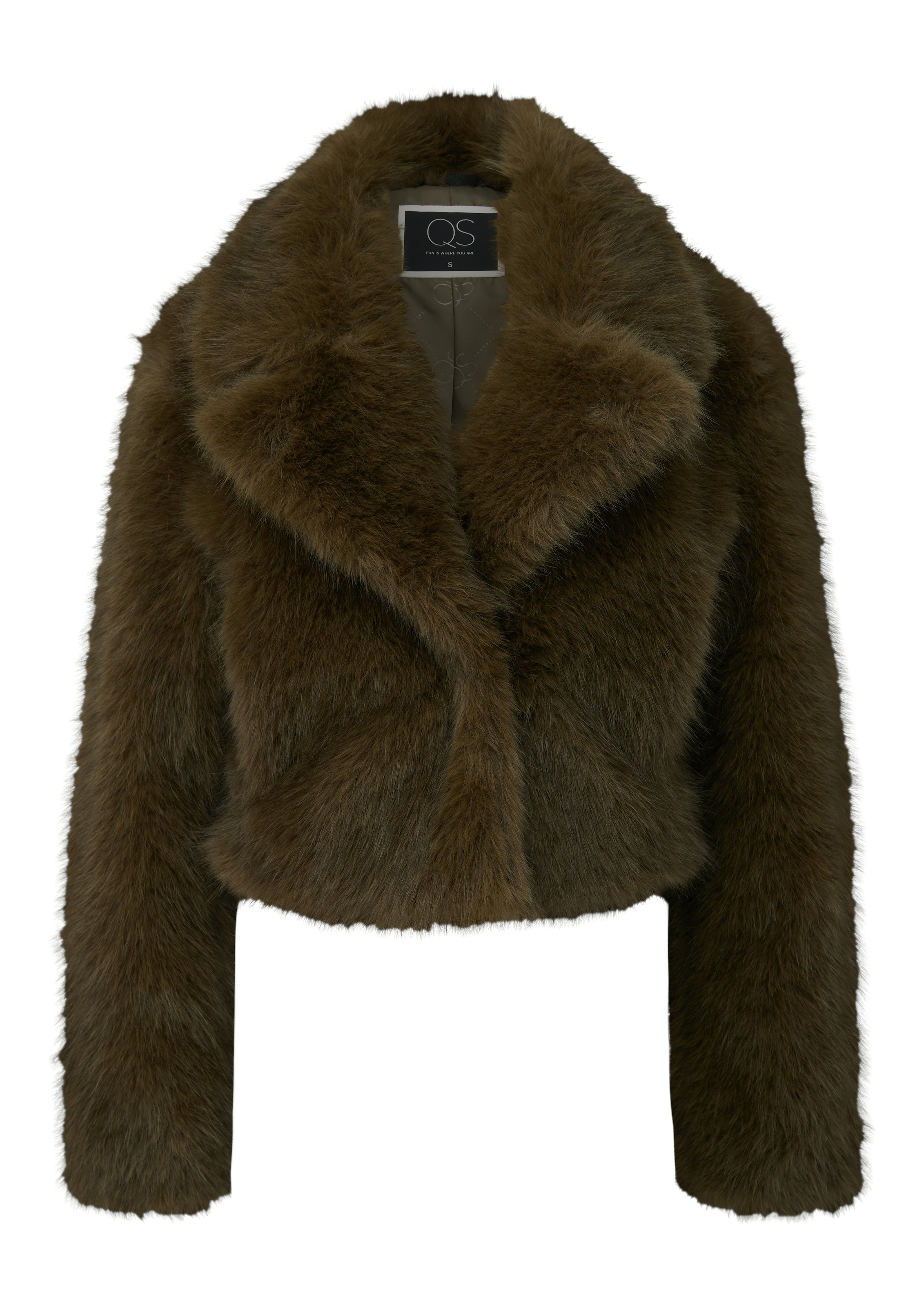 QS Jackenblazer , in Felloptik
