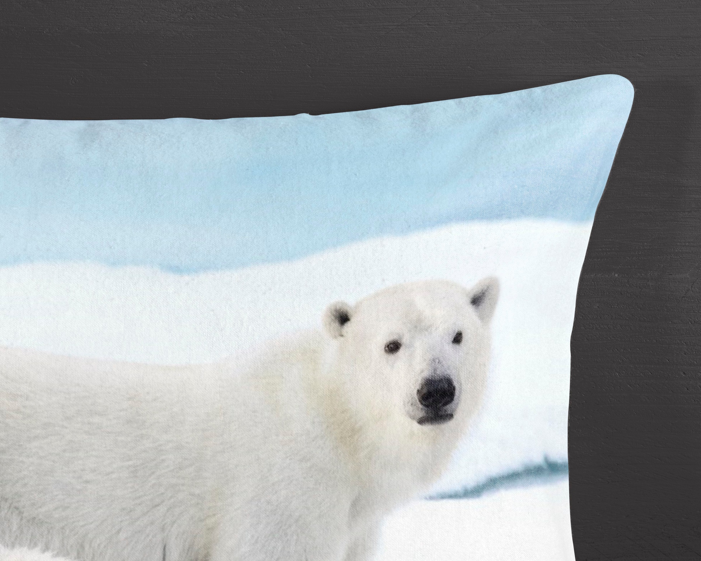 good morning Wendebettwäsche »Care«, Biber, 135x200, Warm, Weich, Wendeoptik, Reissverschluss, Winter, Blau