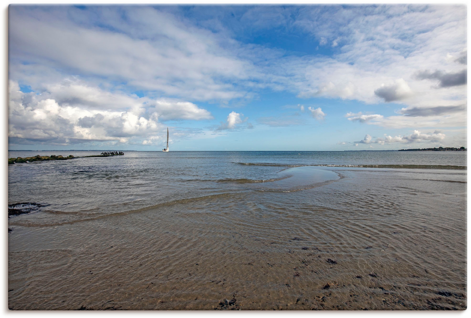 Image of Artland Wandbild »Urlaubsidylle Ostsee«, Meer Bilder, (1 St.), in vielen Grössen & Produktarten - Alubild / Outdoorbild für den Aussenbereich, Leinwandbild, Poster, Wandaufkleber / Wandtattoo auch für Badezimmer geeignet bei Ackermann Versand Schweiz