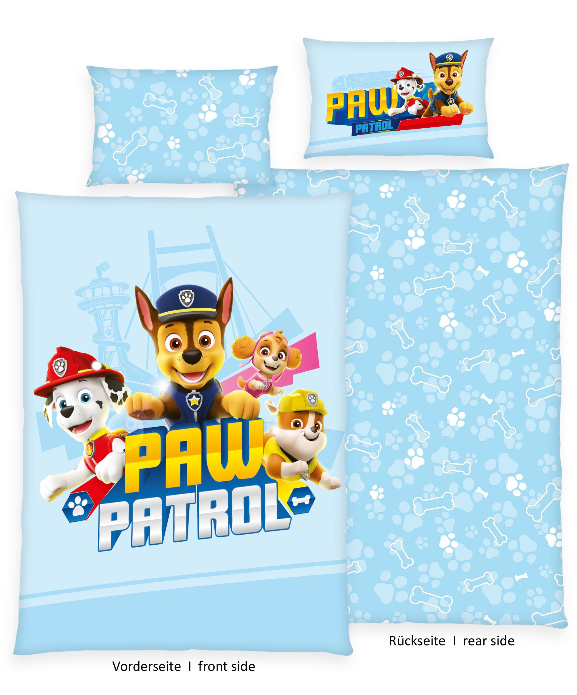 PAW PATROL Babybettwäsche »Paw Patrol« 2 Stk.
