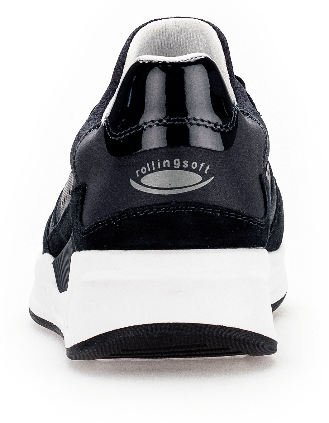 Gabor Rollingsoft Slip-On Sneaker, Komfortschuh, Slipper, Freizeitschuh mit Besätzen in Metallic-Optik