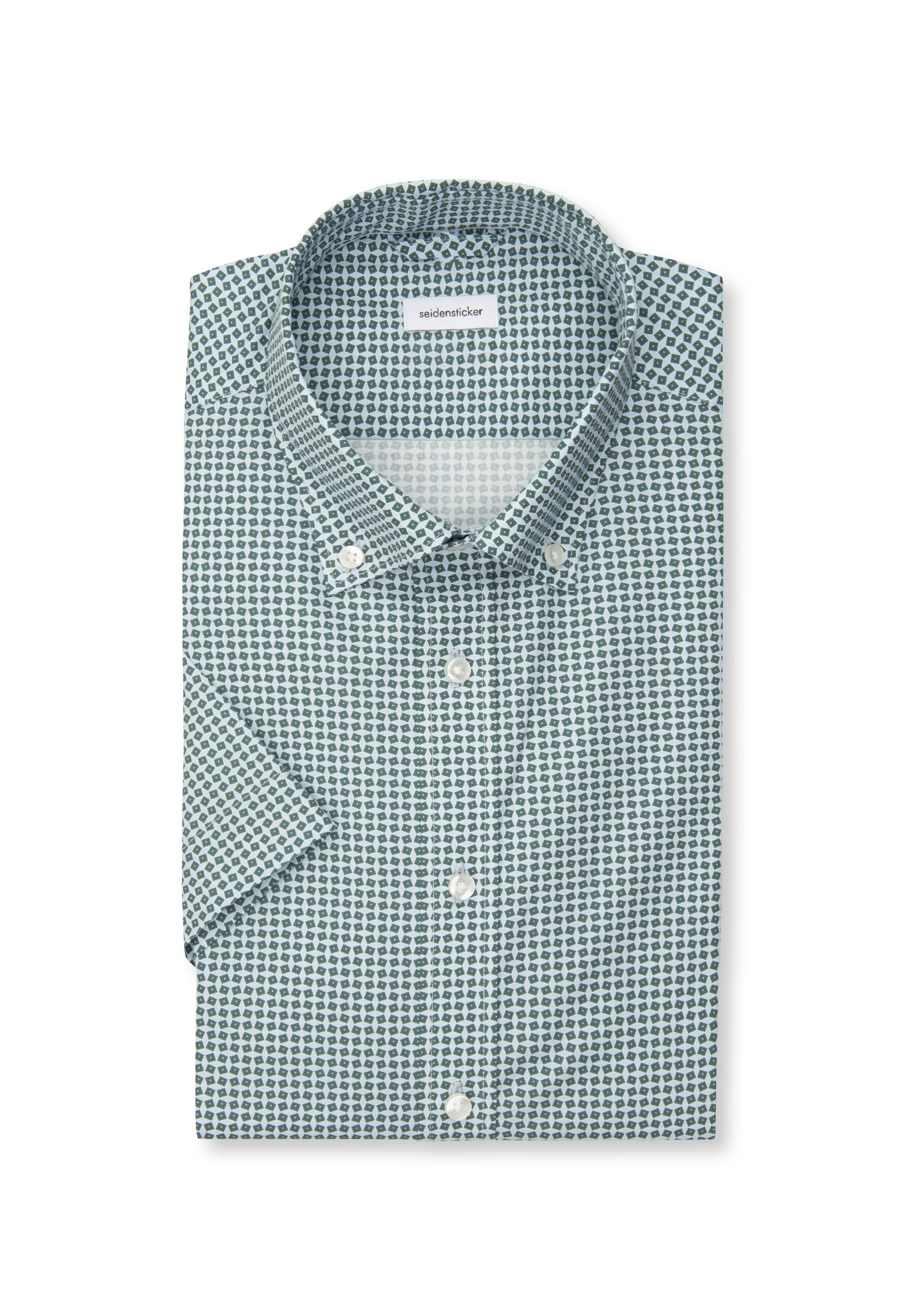 seidensticker Chemise d'affaires »Shaped« Shaped 1/2 Button-Down-Kragen Druck