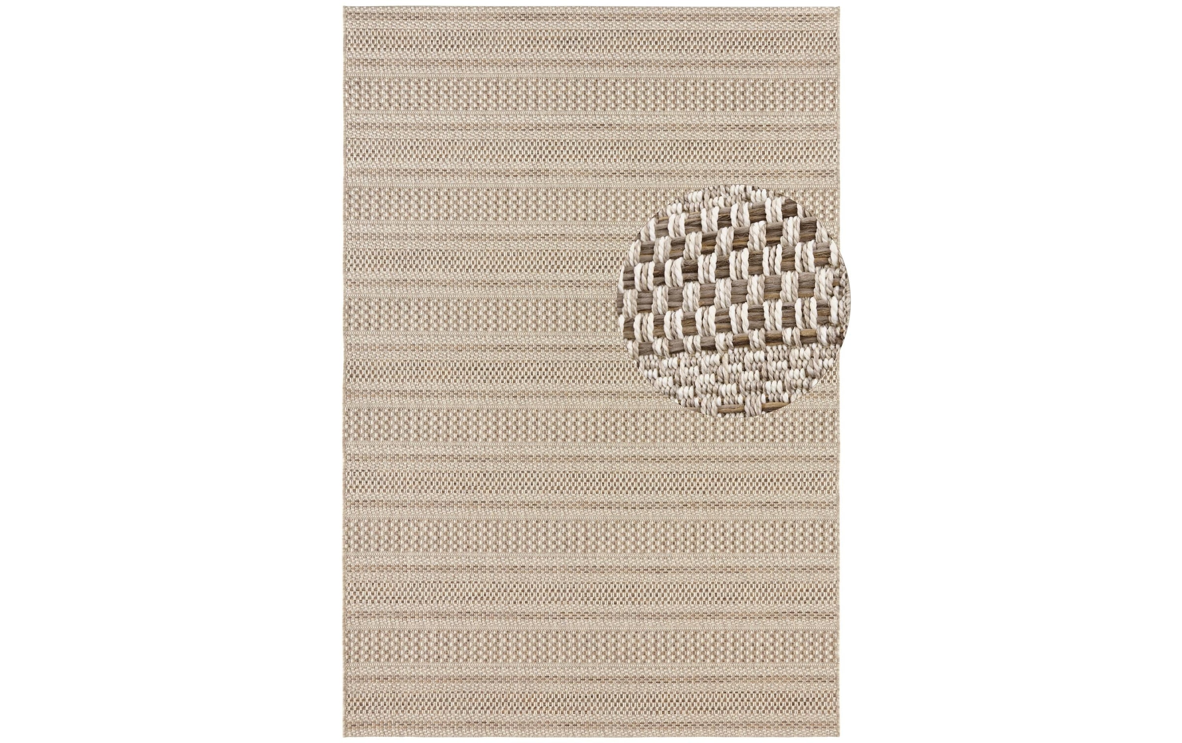 ELLE DECORATION Teppich »Arras« rechteckig 8 mm Höhe In-& Outdoor, Wetterfest, Balkon, Garten, Wohnzimmer, Sisal Optik