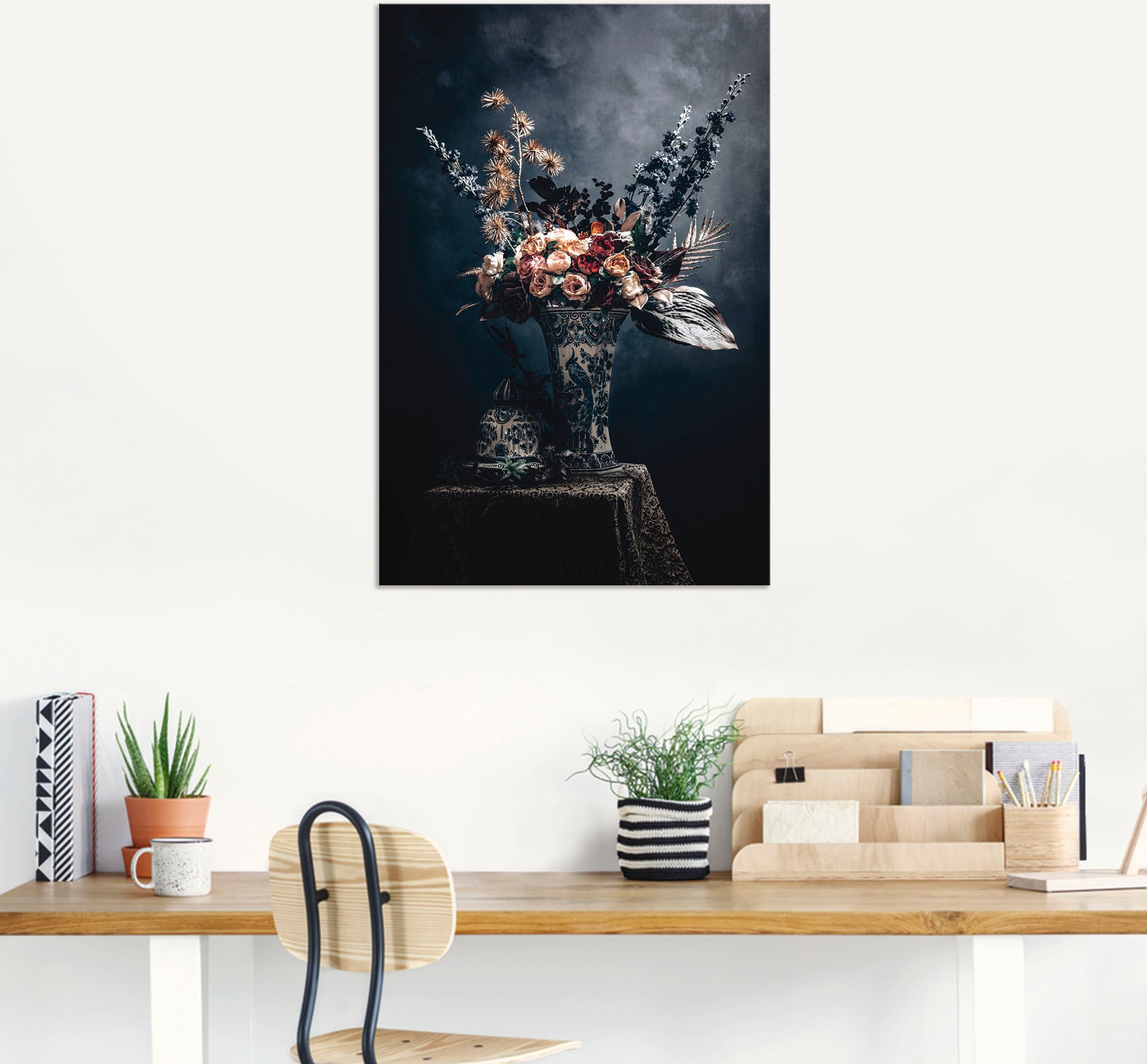 Artland Alu-Dibond-Druck »Sommer Kunst Stilleben«, Arrangements, (1 St.), für Innen- und Aussenbereich geeignet, Outdoorbild