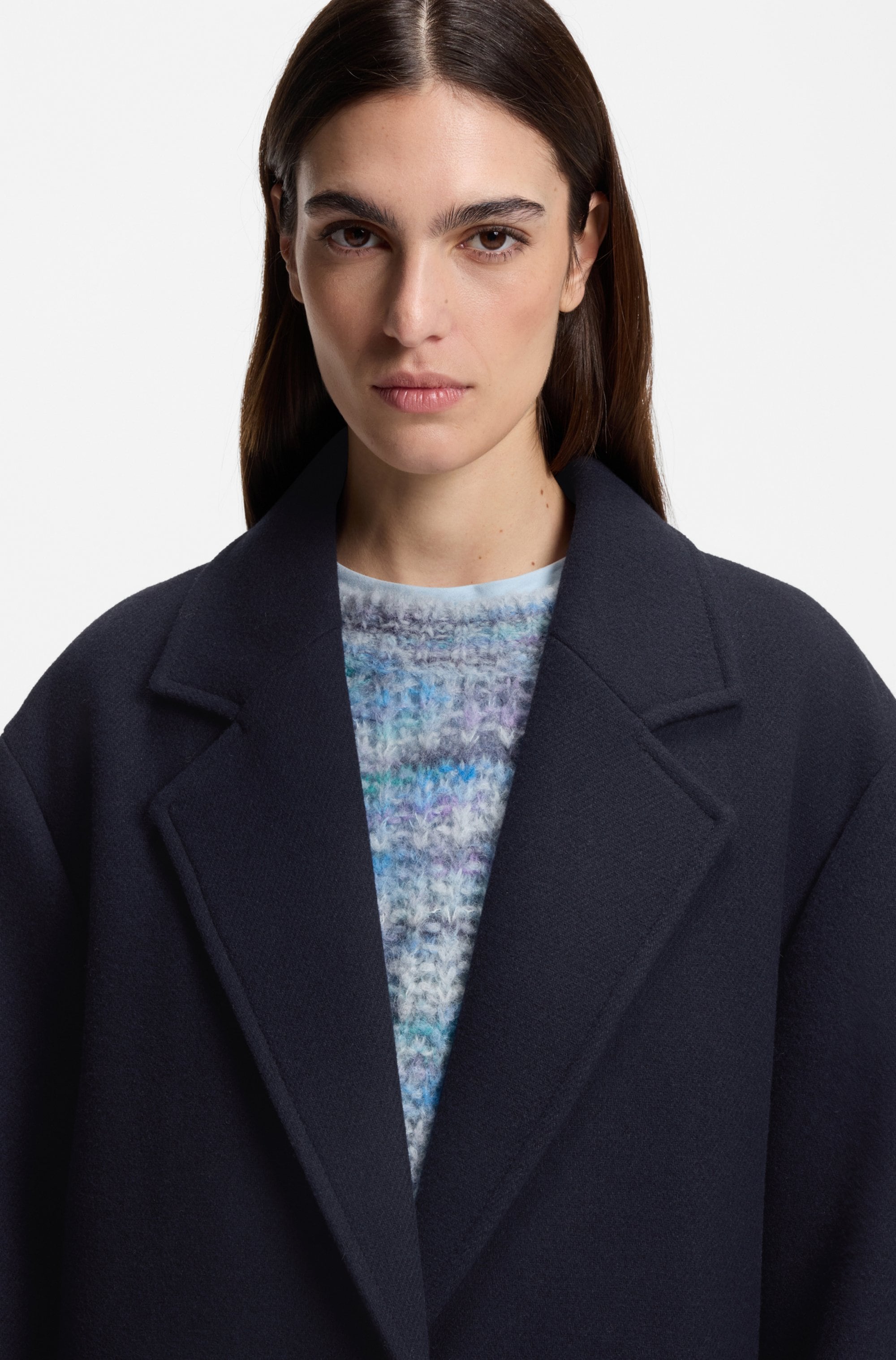 BOSS ORANGE »Calesara Premium Damenmode« in gerader Passform, Woll-Anteil