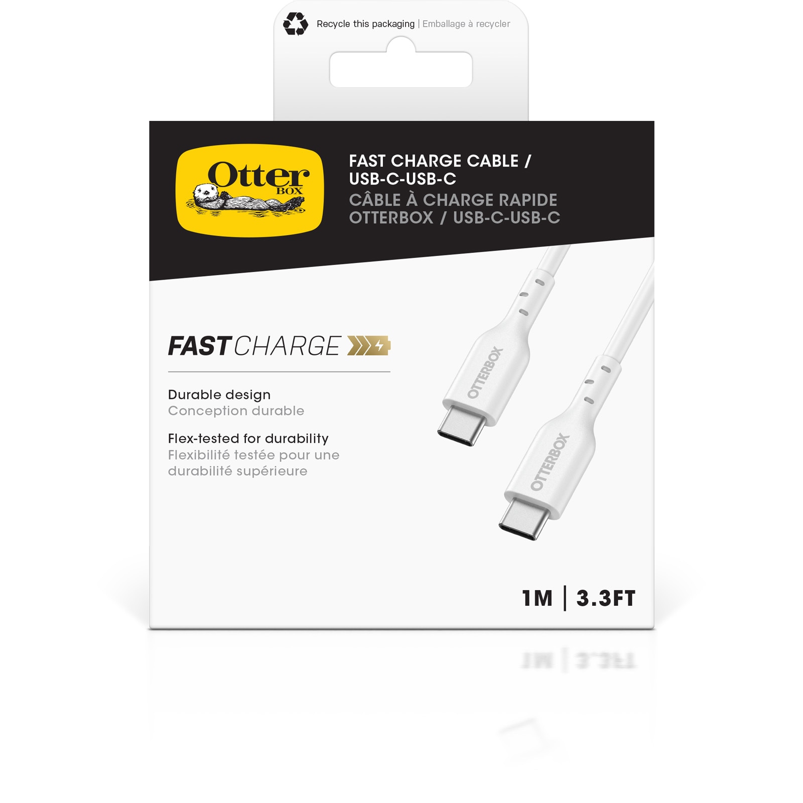 Image of Otterbox USB-Kabel "Standard USB-C zu USB-C PD-Kabel 1m" USB Typ C 100 cm