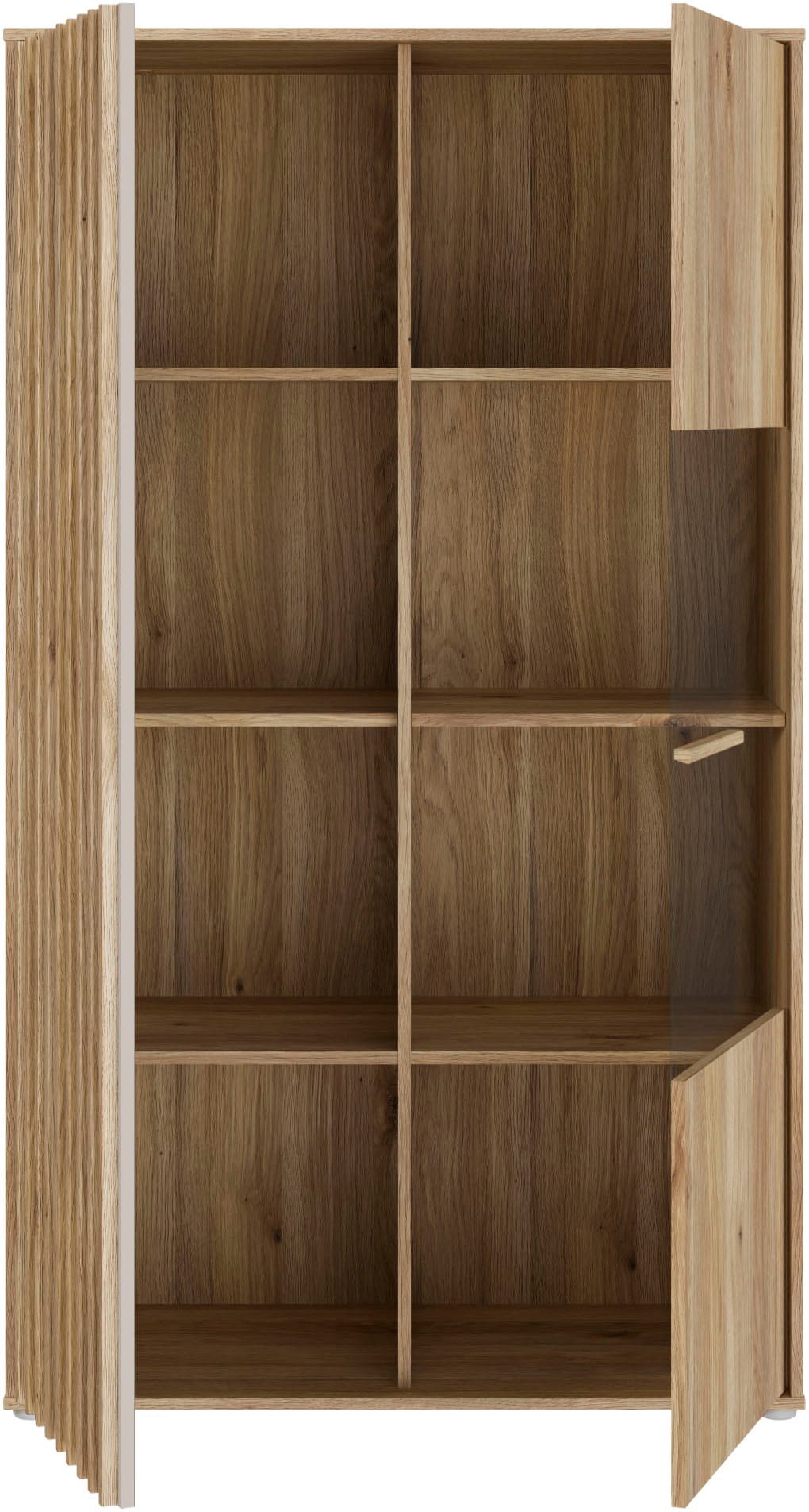 FORTE Buffet haut »Forte Arank Highboard, Glastüre, Beleuchtung optional bestellbar«