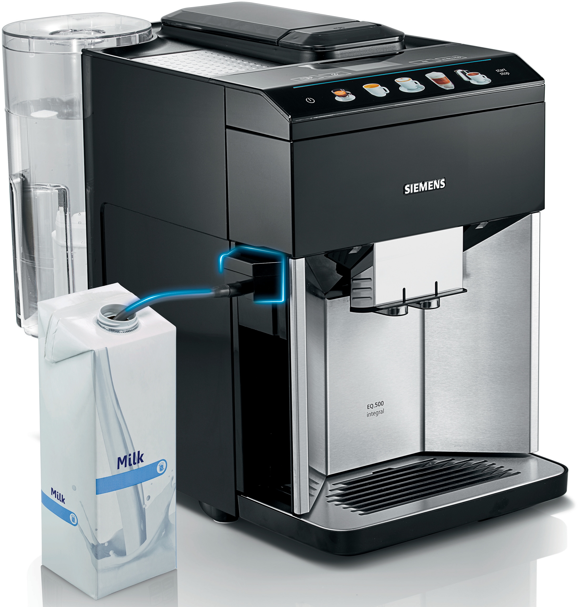 SIEMENS Milchschlauch-Adapter »TZ50001« zur Nutzung externer Milchbehältnisse, spülmaschinengeeignet, schwarz