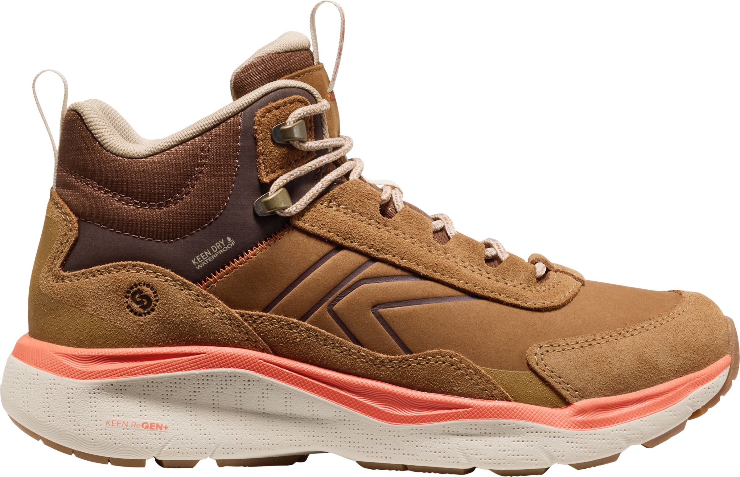 Keen Chaussure d'extérieur »LEIKI LEATHER MID WP«  chaussure de randonnée en cuir premium imperméable, respirante