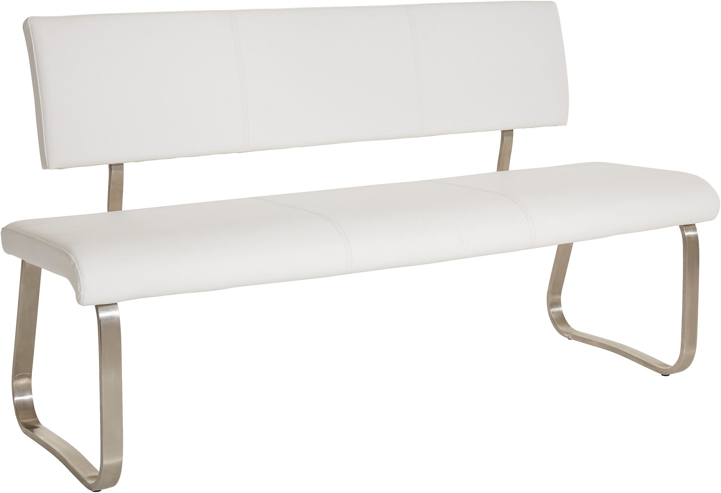 MCA furniture Polsterbank »Arco«, belastbar bis 280 Kg, Echtleder, in verschiedenen Breiten