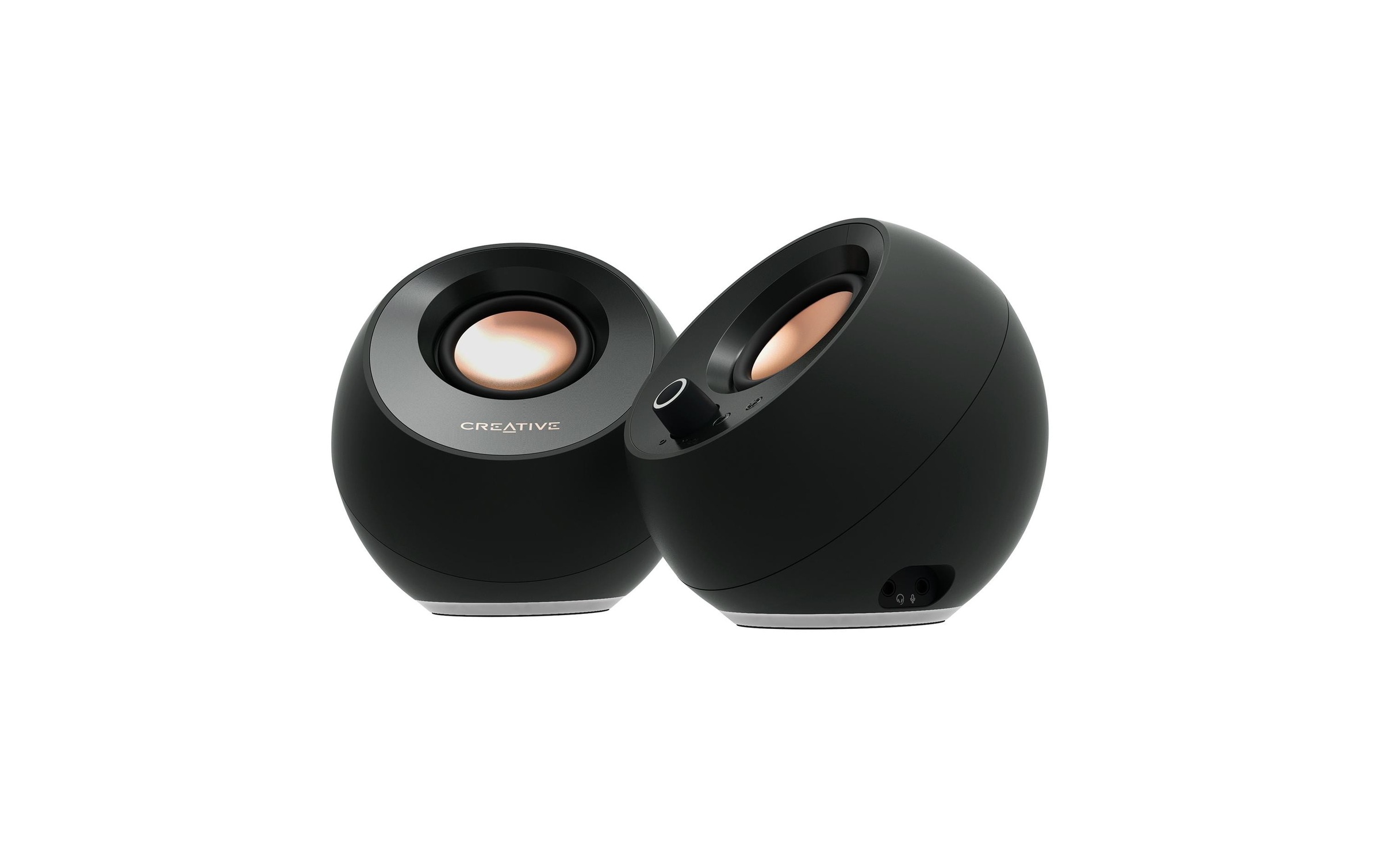 Creative PC-Lautsprecher »Pebble Pro, 2.0, Bluetooth 5.3, USB Audio, RGB« ( ) 3,5-mm-AUX-Eingang