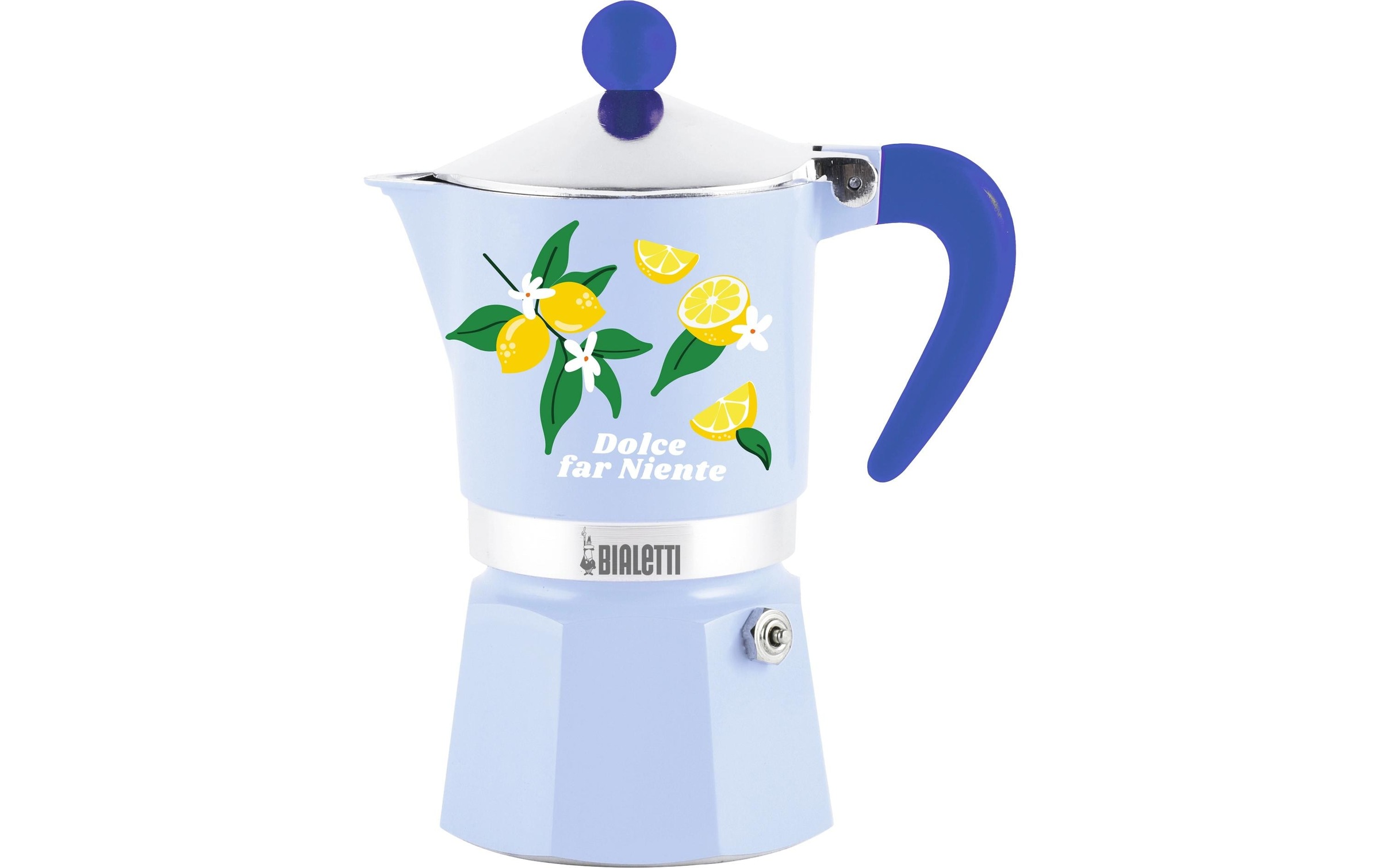 Image of BIALETTI Espressokocher "Moka Rainbow Lemons Für 3 Tassen"
