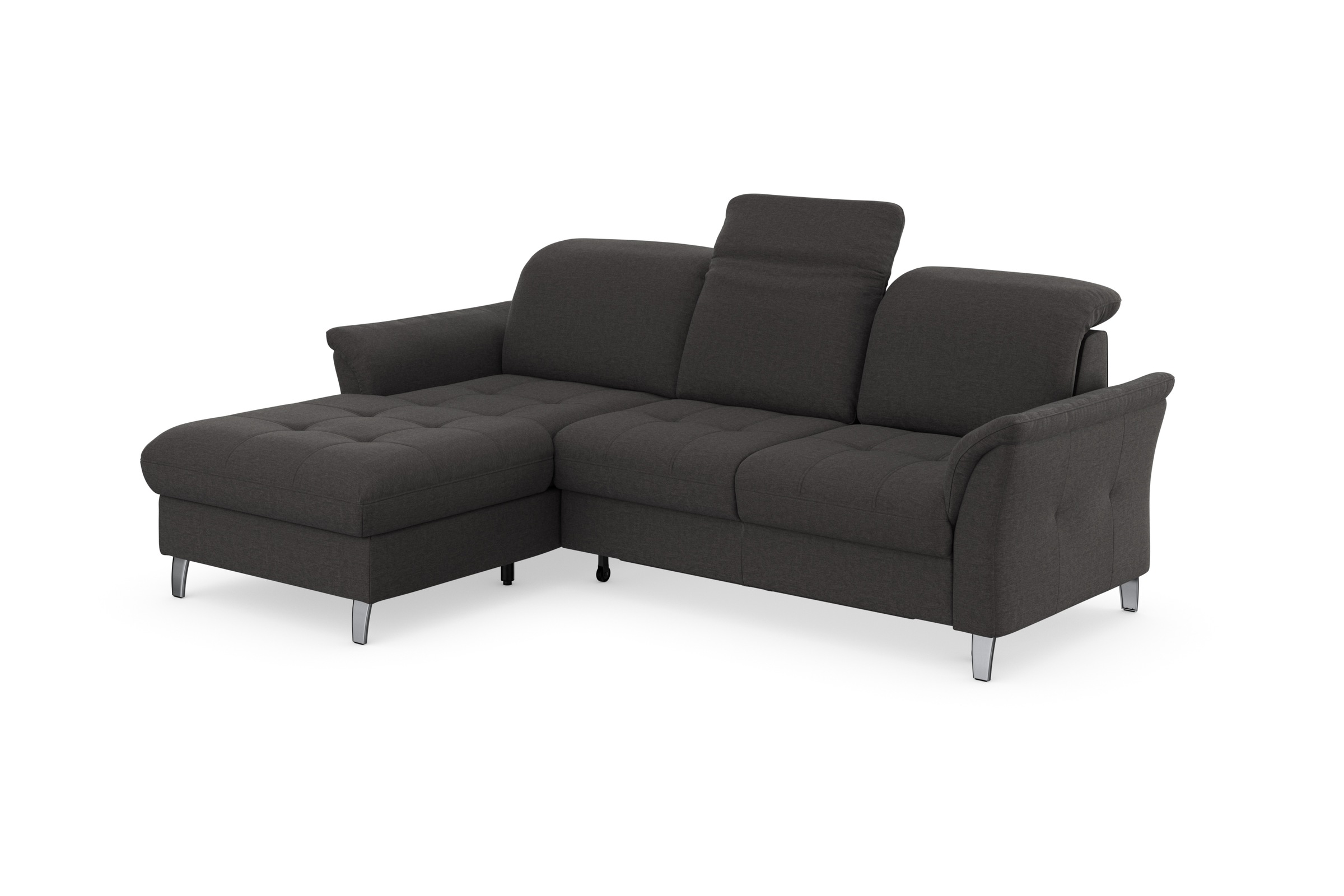 sit&more Ecksofa »Maggiore L-Form«, wahlweise mit Kopfteilverstellung, Bettfunktion und Bettkasten