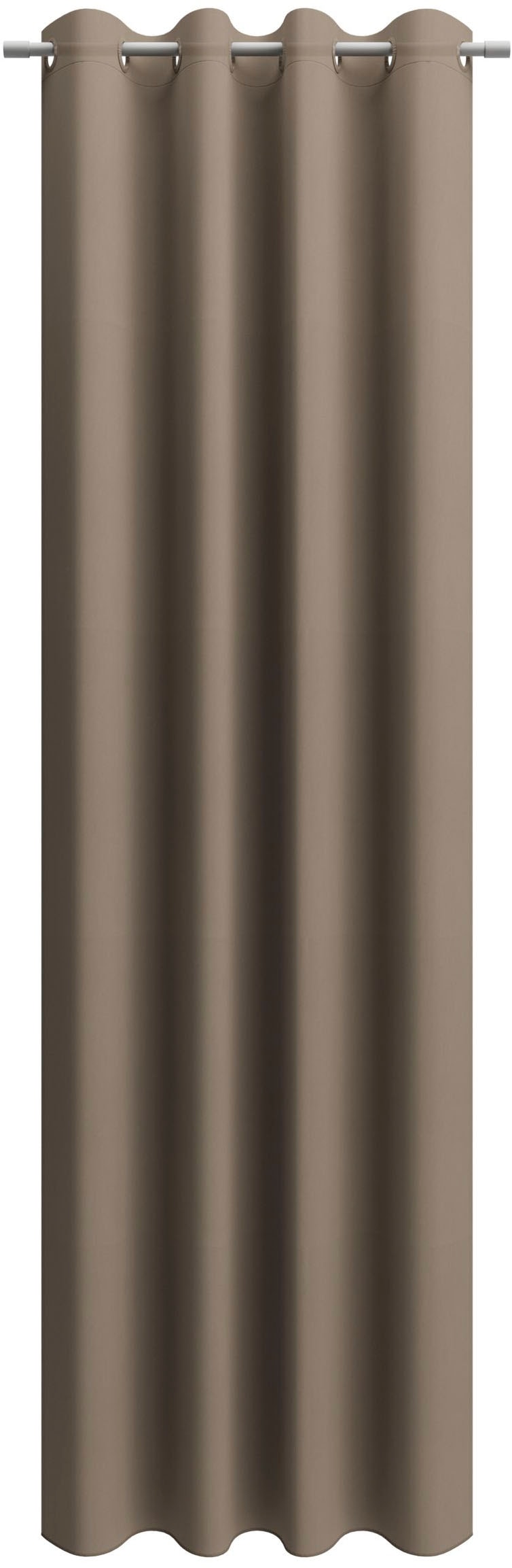 Neutex for you! Rideau sur mesure »EVA« Œillet 1 cuis tlg. Uni-Voile mit elegantem Glanz