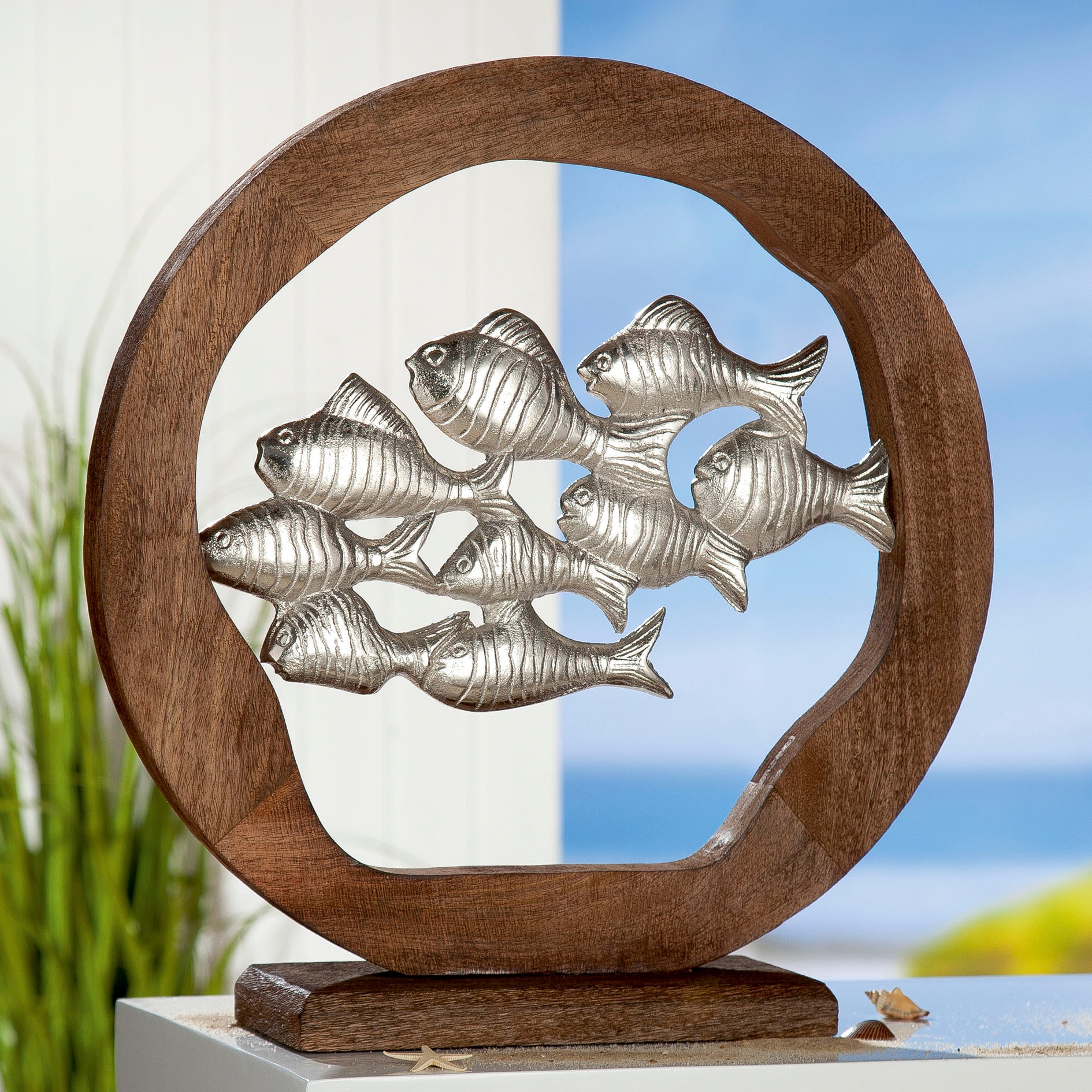 Image of GILDE Tierfigur "Fischschwarm"