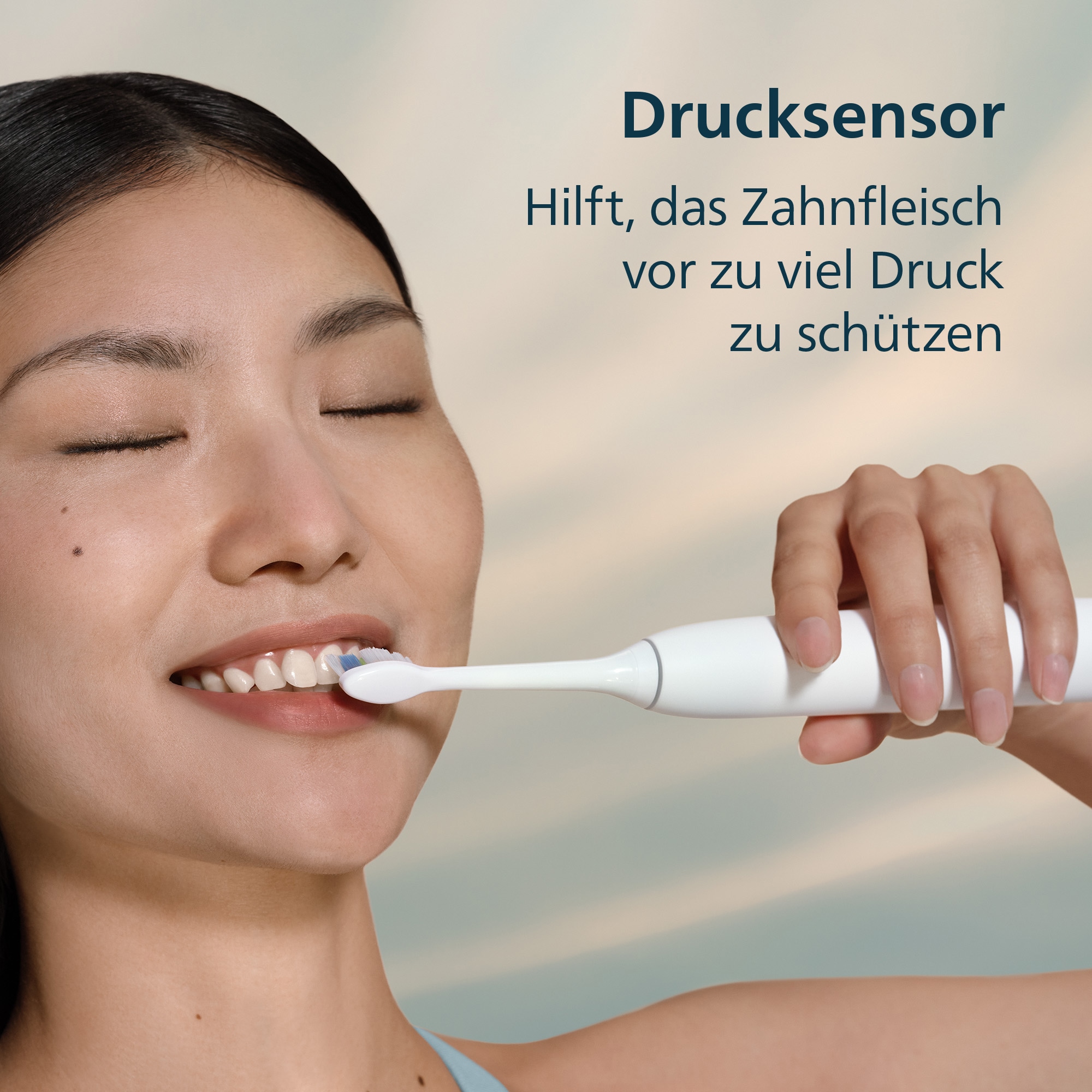 Philips Sonicare Brosse à dents électrique »Series 5300 HX7108/01« 1 cuis Aufsteckbürsten mit Andruckkontrolle, 2 Intensitätsstufen, inkl. Ladegerät