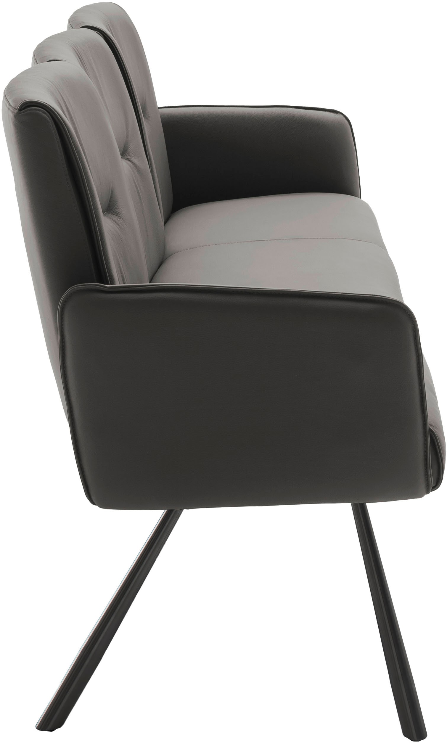 MCA furniture Sitzbank »Delane« 1 Stk. tlg. Taschenfederkern, Lehnenkippfunktion, Armlehnen, beweglicher Rücken