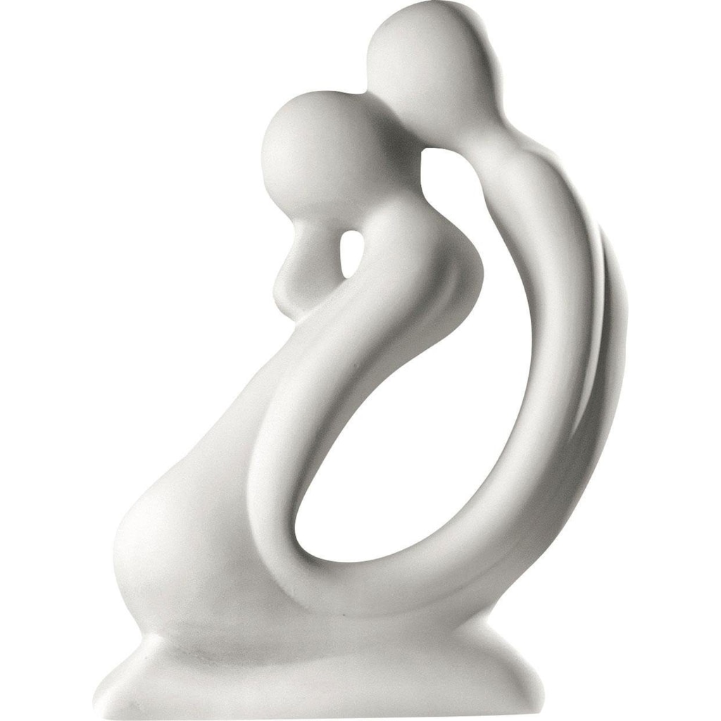 GILDE Dekofigur »Skulptur Kuss, weiss«