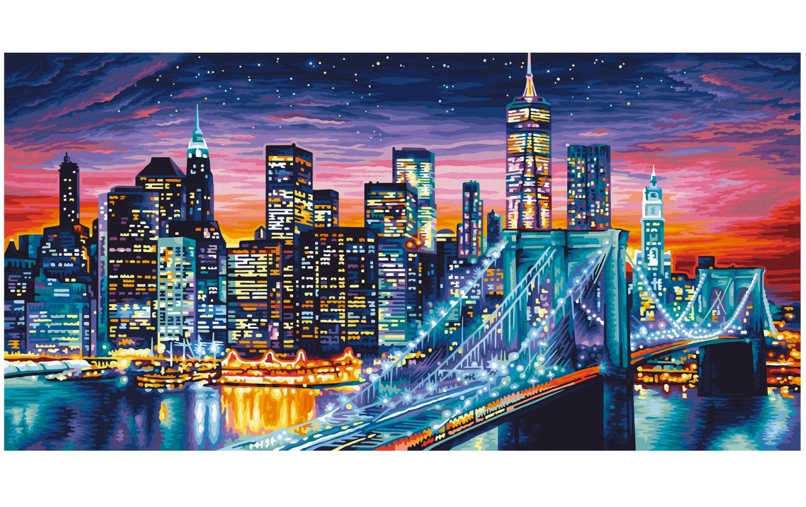 Schipper Peinture par numéros »Manhattan bei Nacht«