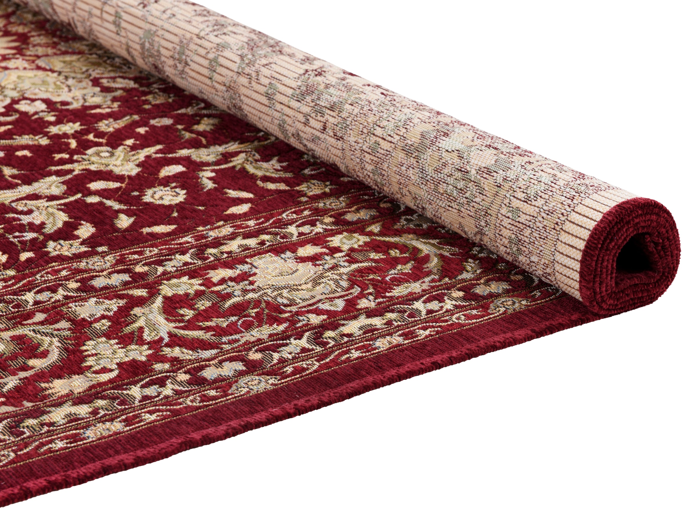 THEKO Teppich »Flomi Classic«, rechteckig, 4 mm Höhe, Flachgewebe, Orient-Optik, ideal im Wohnzimmer & Schlafzimmer